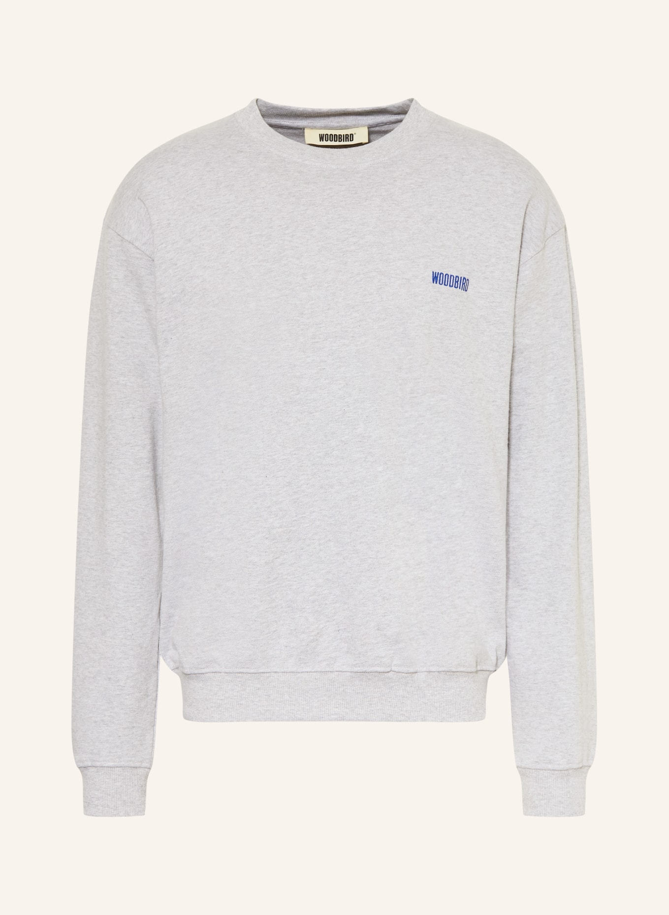 WOODBIRD Sweatshirt WBCANE: GRAU / ROT / BLAU