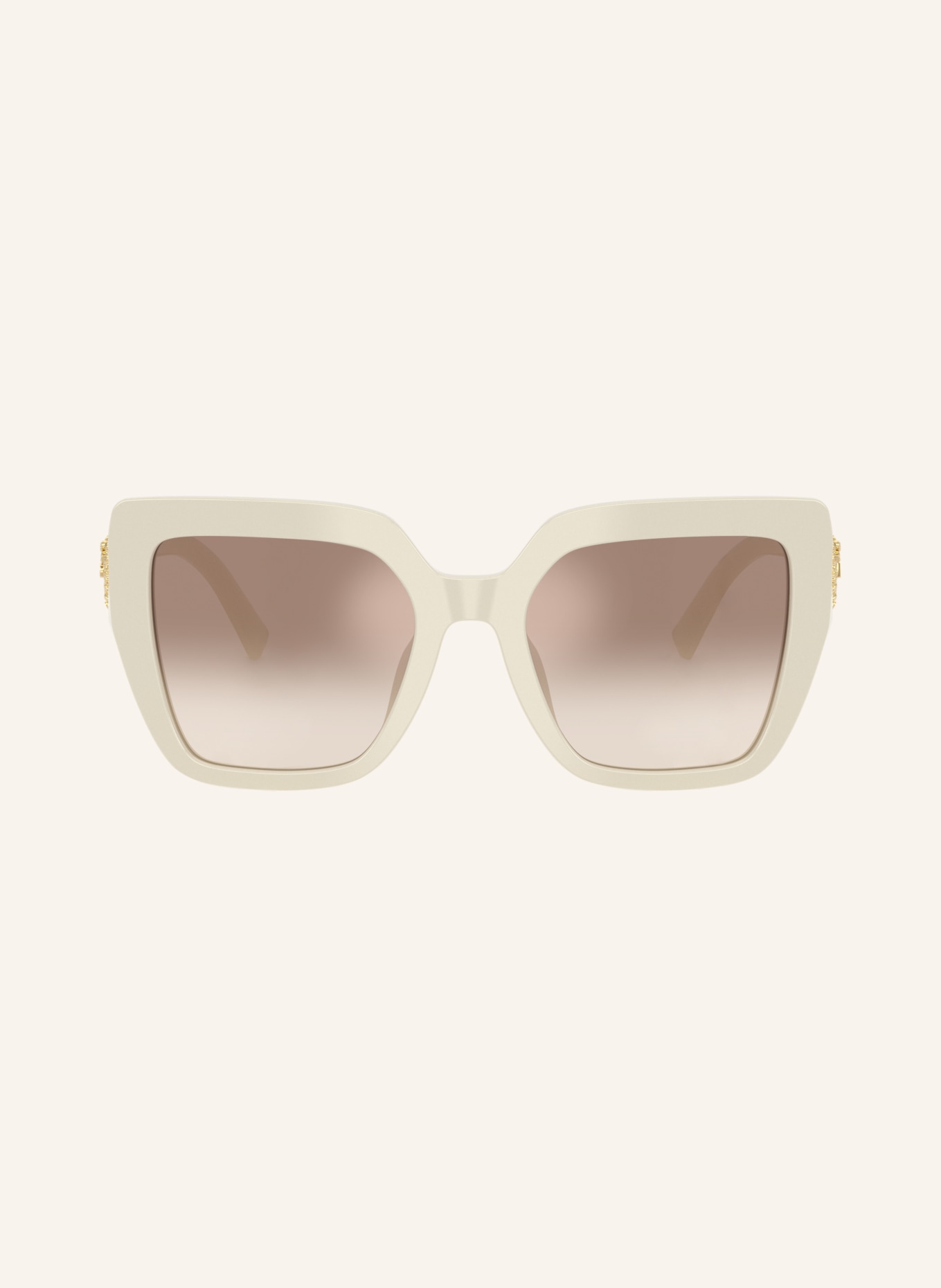 DOLCE & GABBANA Okulary przeciwsłoneczne DG4538: KREMOWY/BRĄZOWY GRADIENT