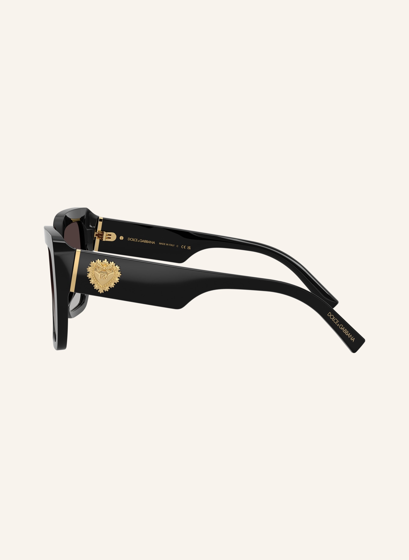 DOLCE & GABBANA Solbriller DG4538: SORT/GRÅ GRADERING