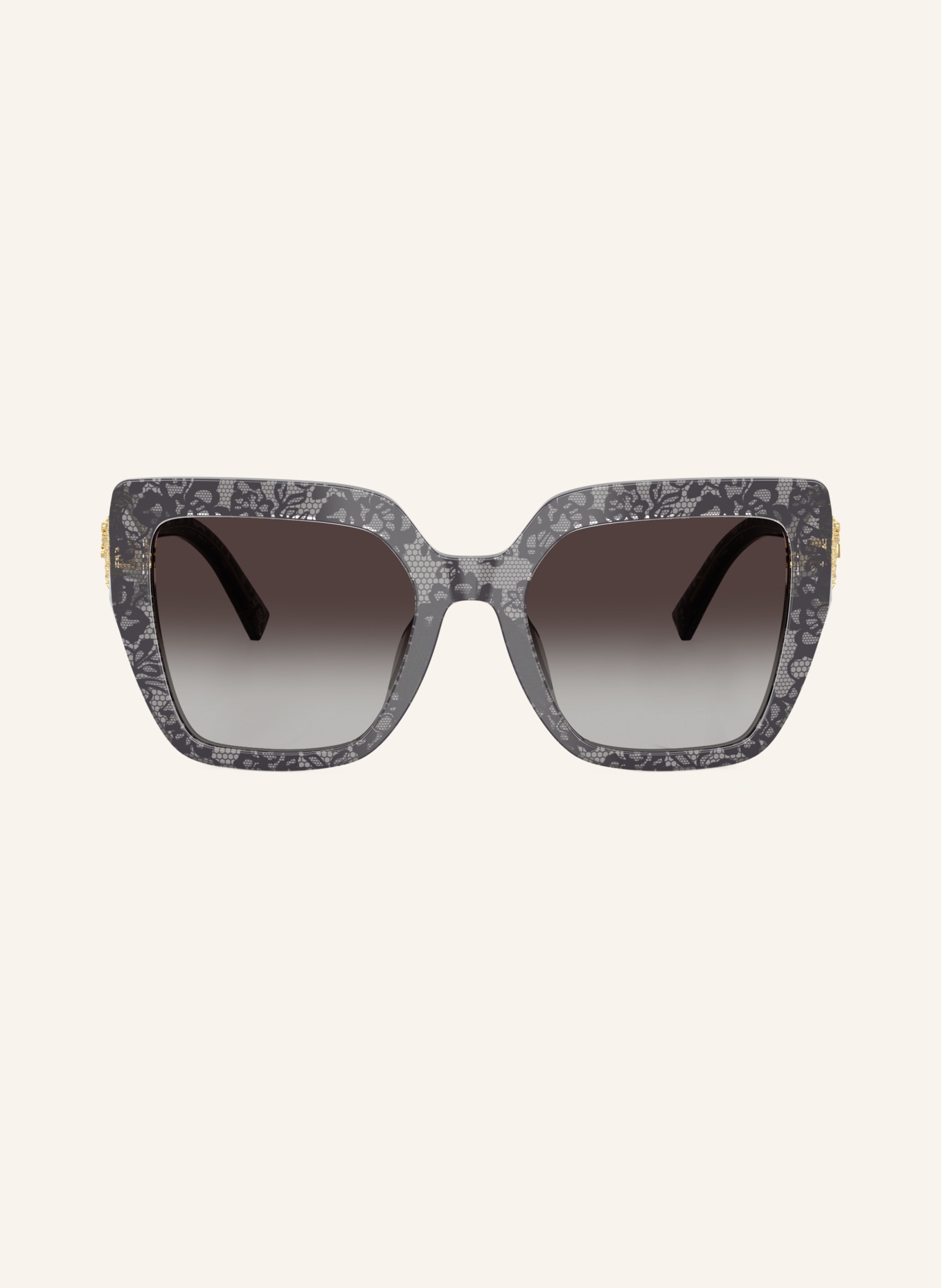 DOLCE & GABBANA Lunettes de soleil DG4538: DÉGRADÉ NOIR/GRIS