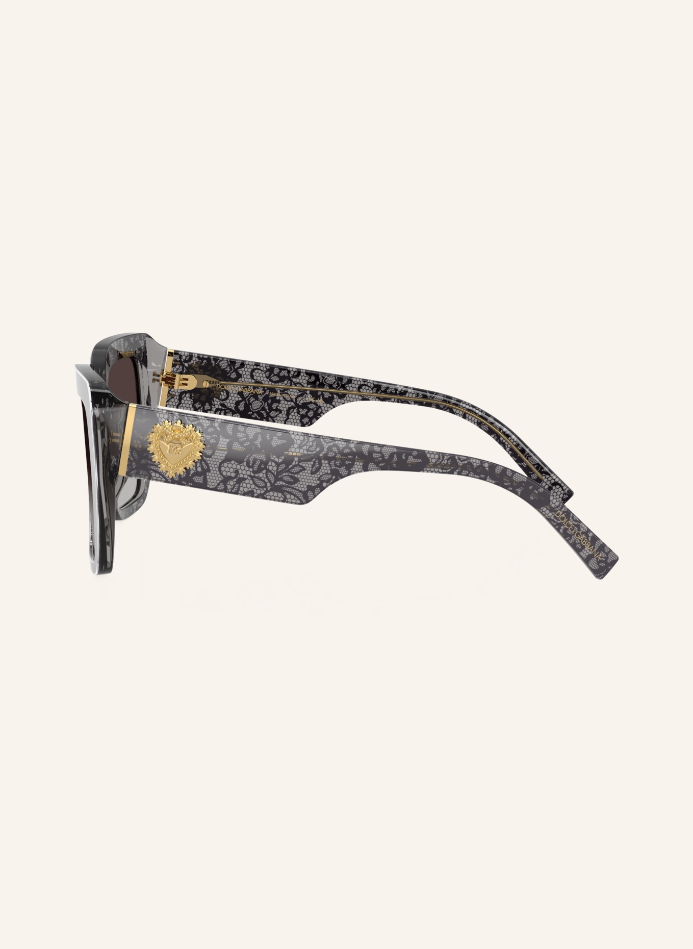 DOLCE & GABBANA Lunettes de soleil DG4538: DÉGRADÉ NOIR/GRIS