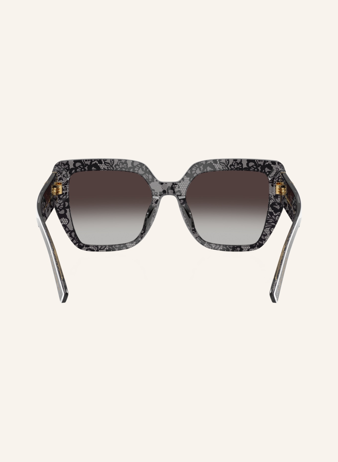 DOLCE & GABBANA Lunettes de soleil DG4538: DÉGRADÉ NOIR/GRIS