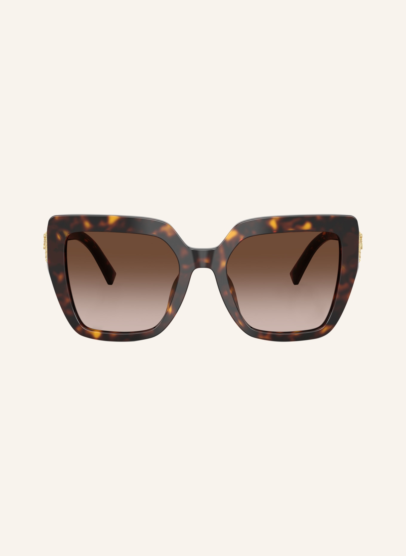 DOLCE & GABBANA Okulary przeciwsłoneczne DG4538: HAVANA/ BRĄZOWY GRADIENT
