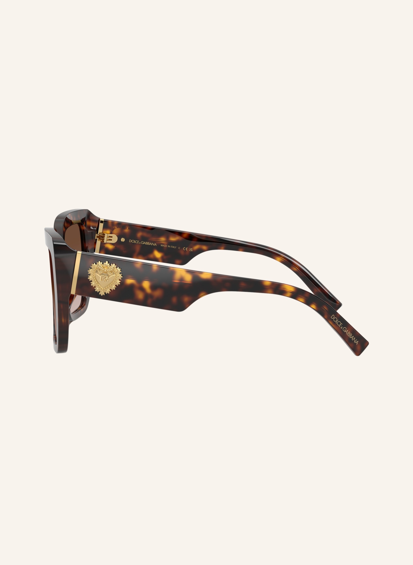 DOLCE & GABBANA Okulary przeciwsłoneczne DG4538: HAVANA/ BRĄZOWY GRADIENT