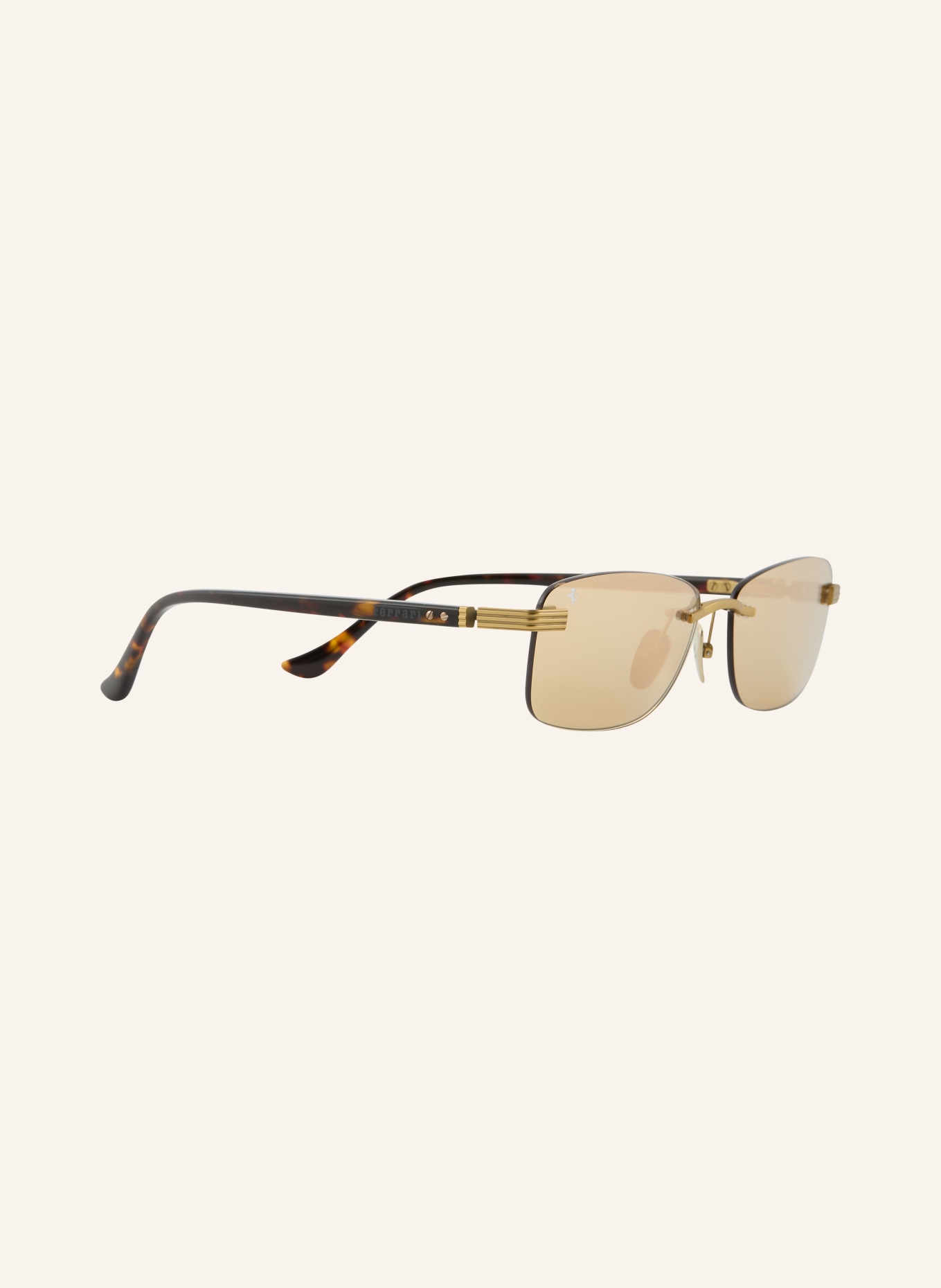 Scuderia Ferrari Sunglasses FH1029TD: GOLD/YELLOW MIRRORED