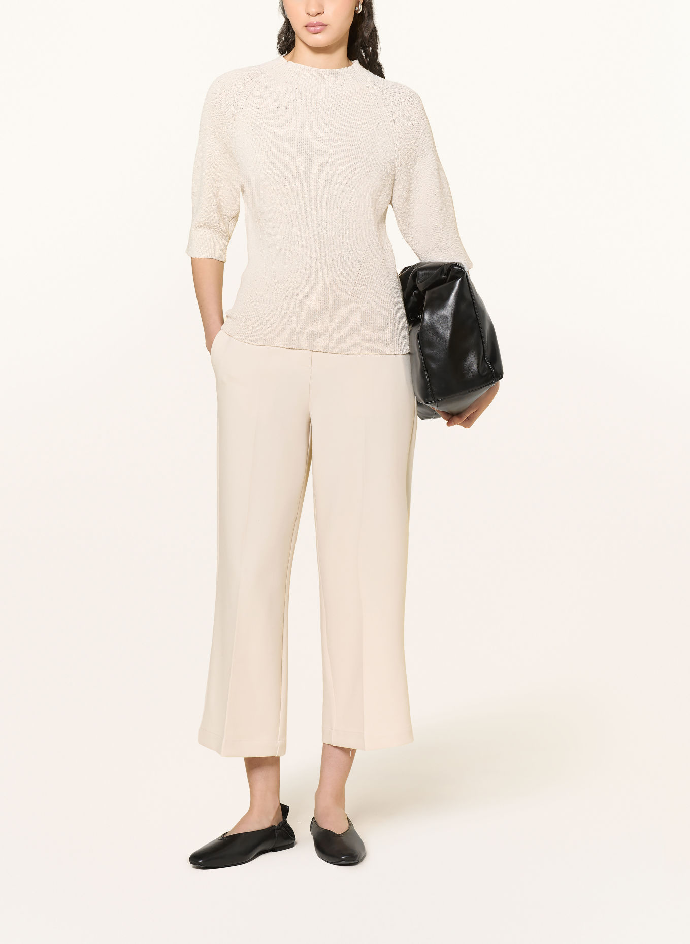 someday Gebreid shirt TAMILLA: BEIGE