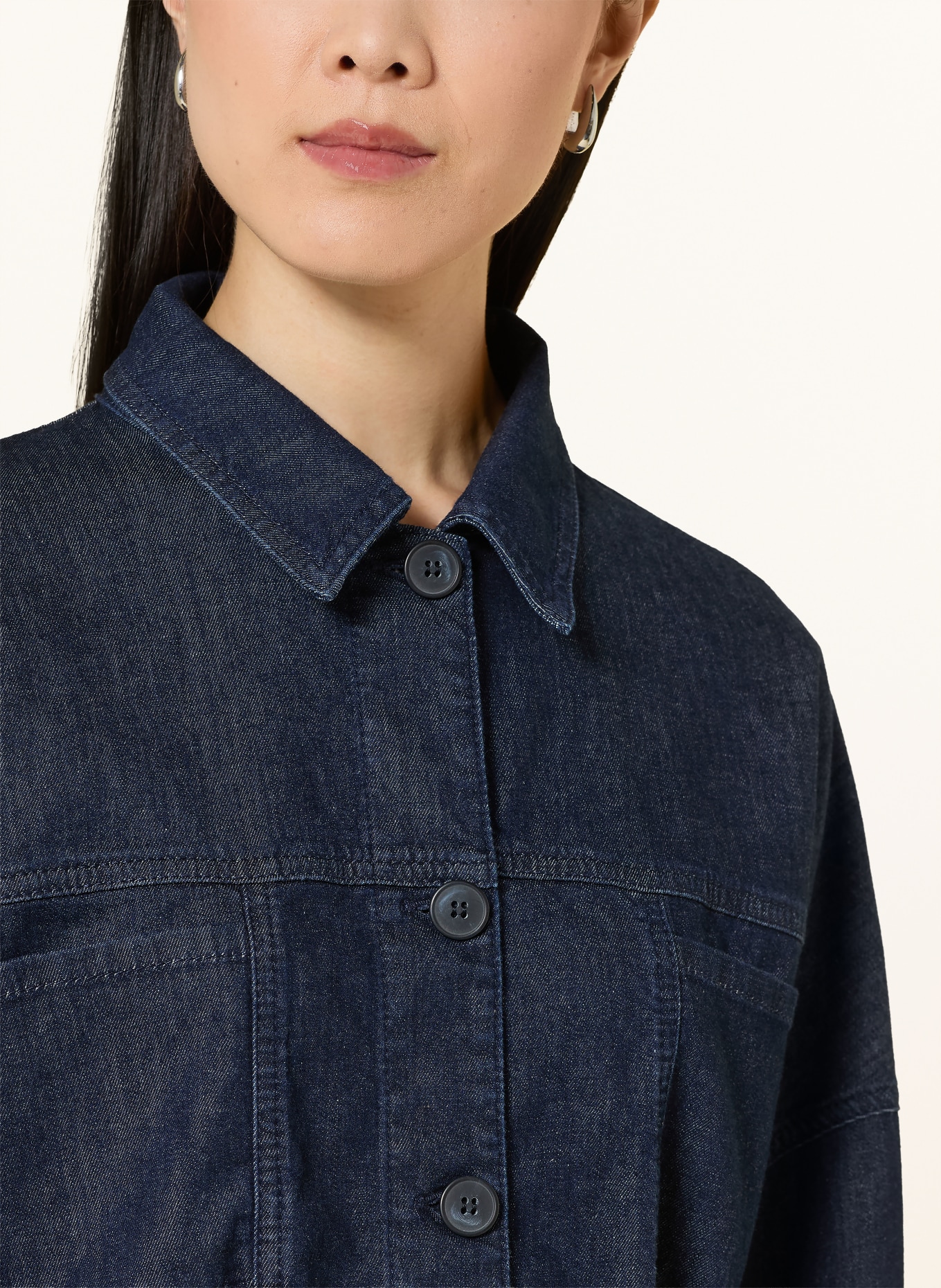 someday NAREEN Denim Jacket: 70098 classic dark blue