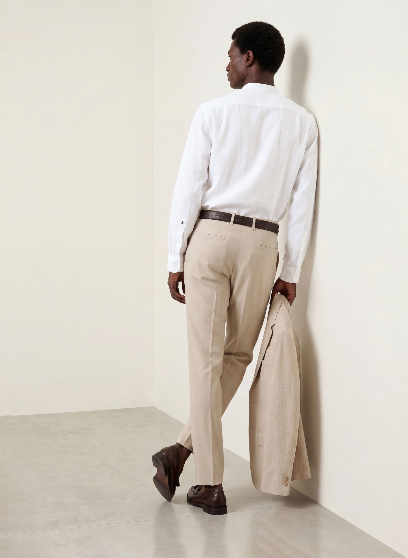 seidensticker Leinenhemd Regular Fit: WEISS