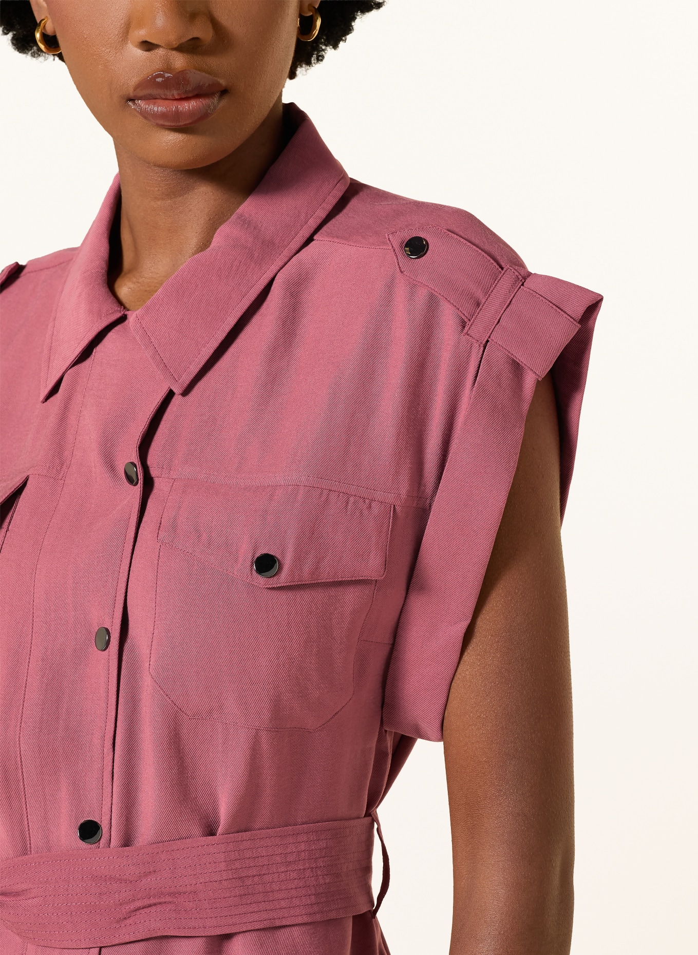 ba&sh Skjortklänning DIALA: GAMMALROSA
