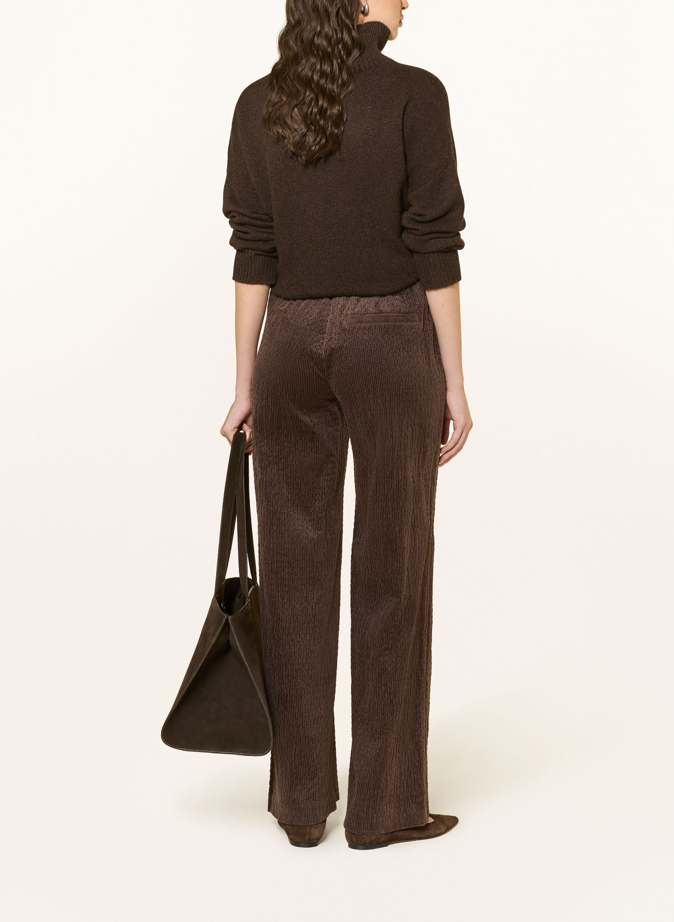 OPUS PANTS Cordbroek MUCIA BASE: GRIJS