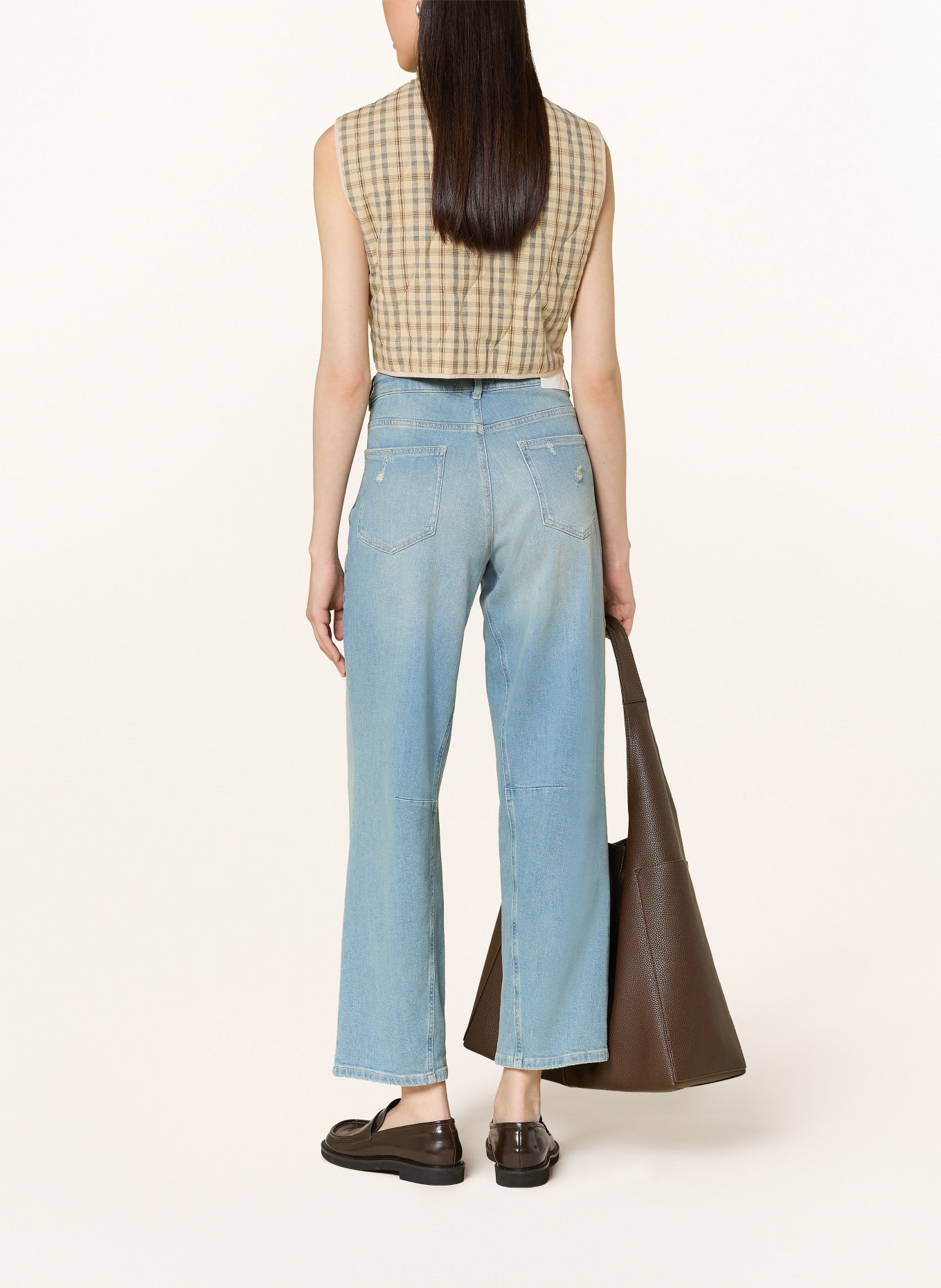 OPUS PANTS Barrel Jeans MELLY BREEZE: 70342 light blue