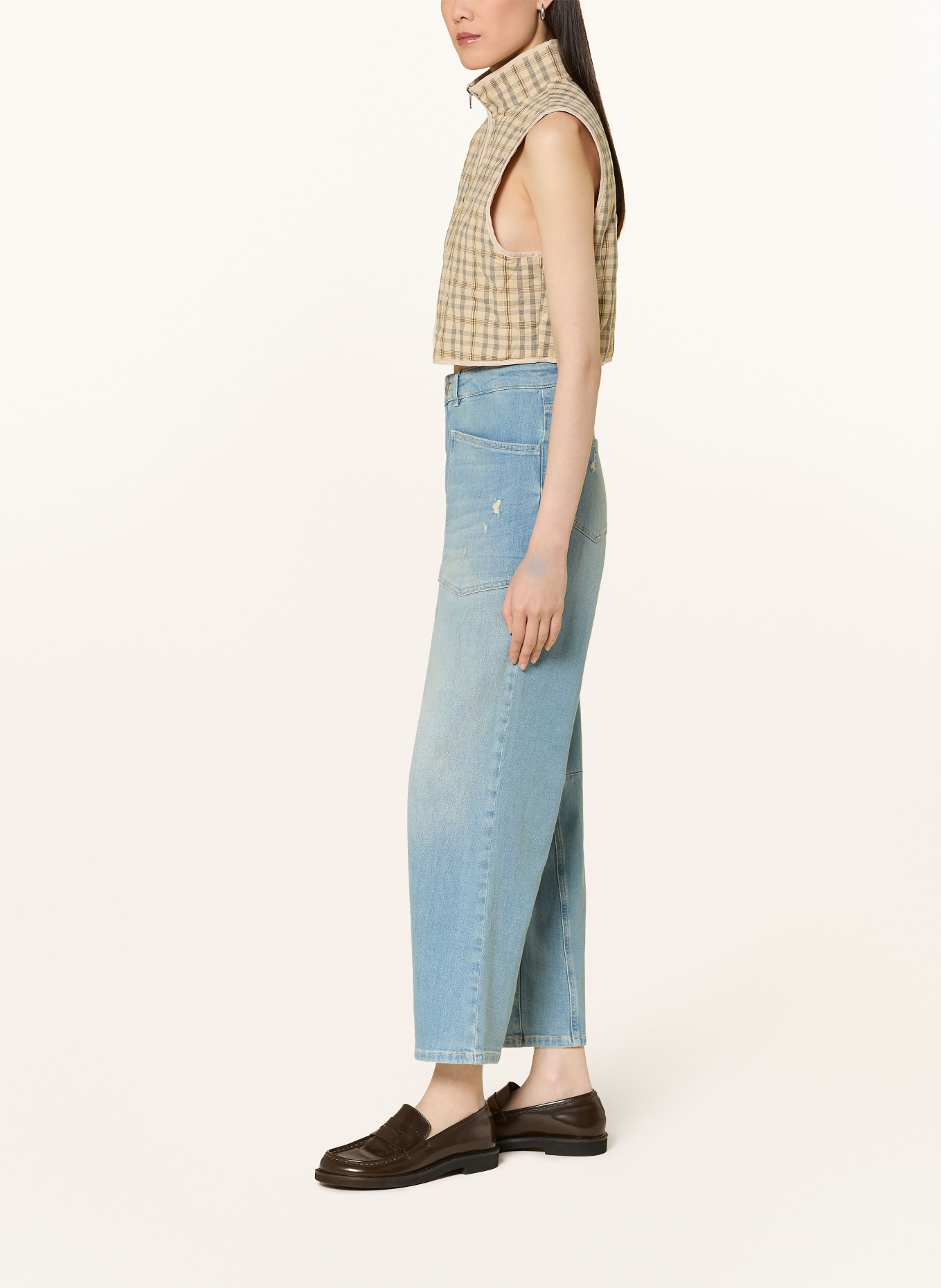 OPUS PANTS Barrel Jeans MELLY BREEZE: 70342 light blue