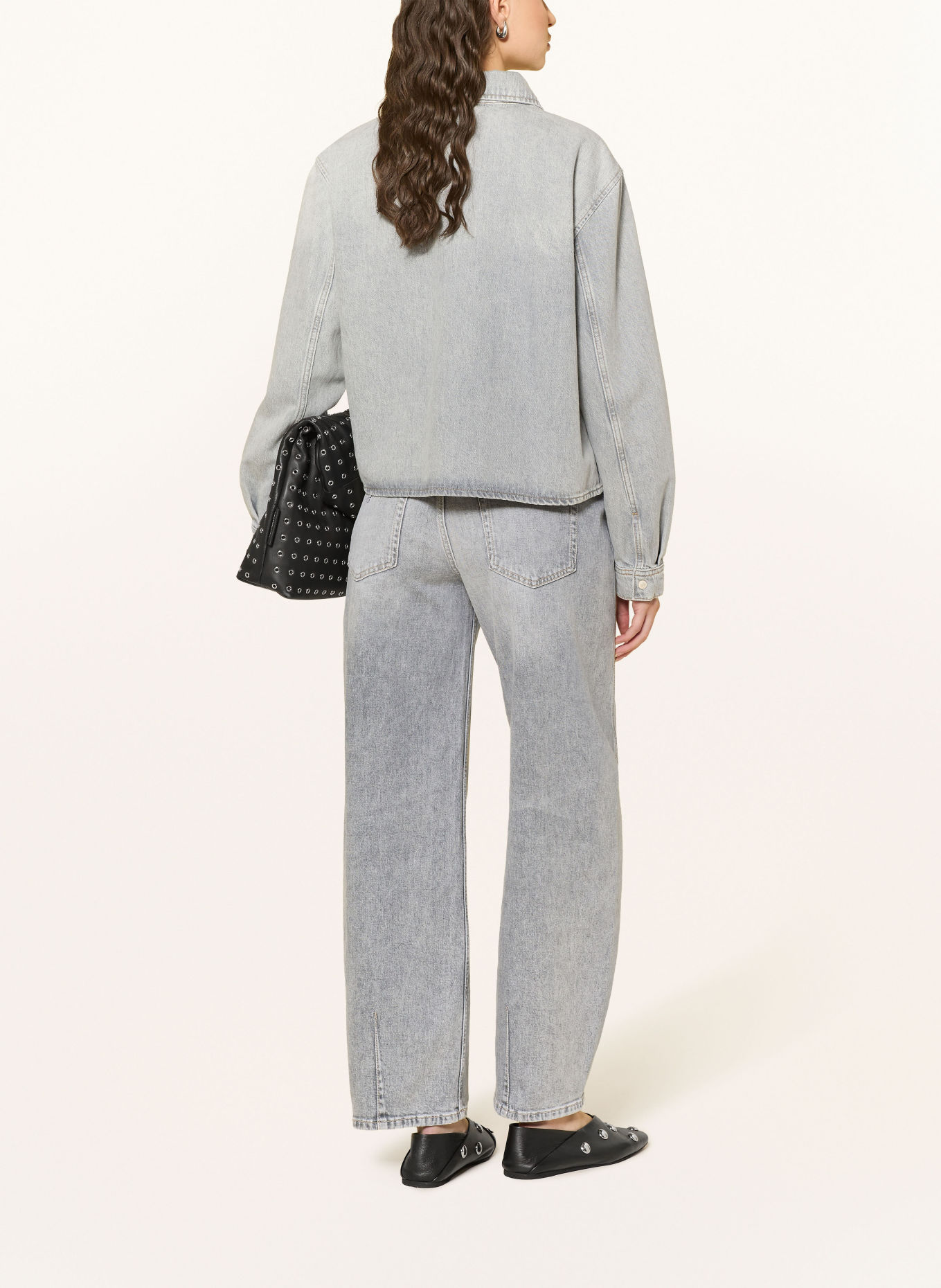 OPUS PANTS Barrel Jeans MENI MOON: 70372 mid grey