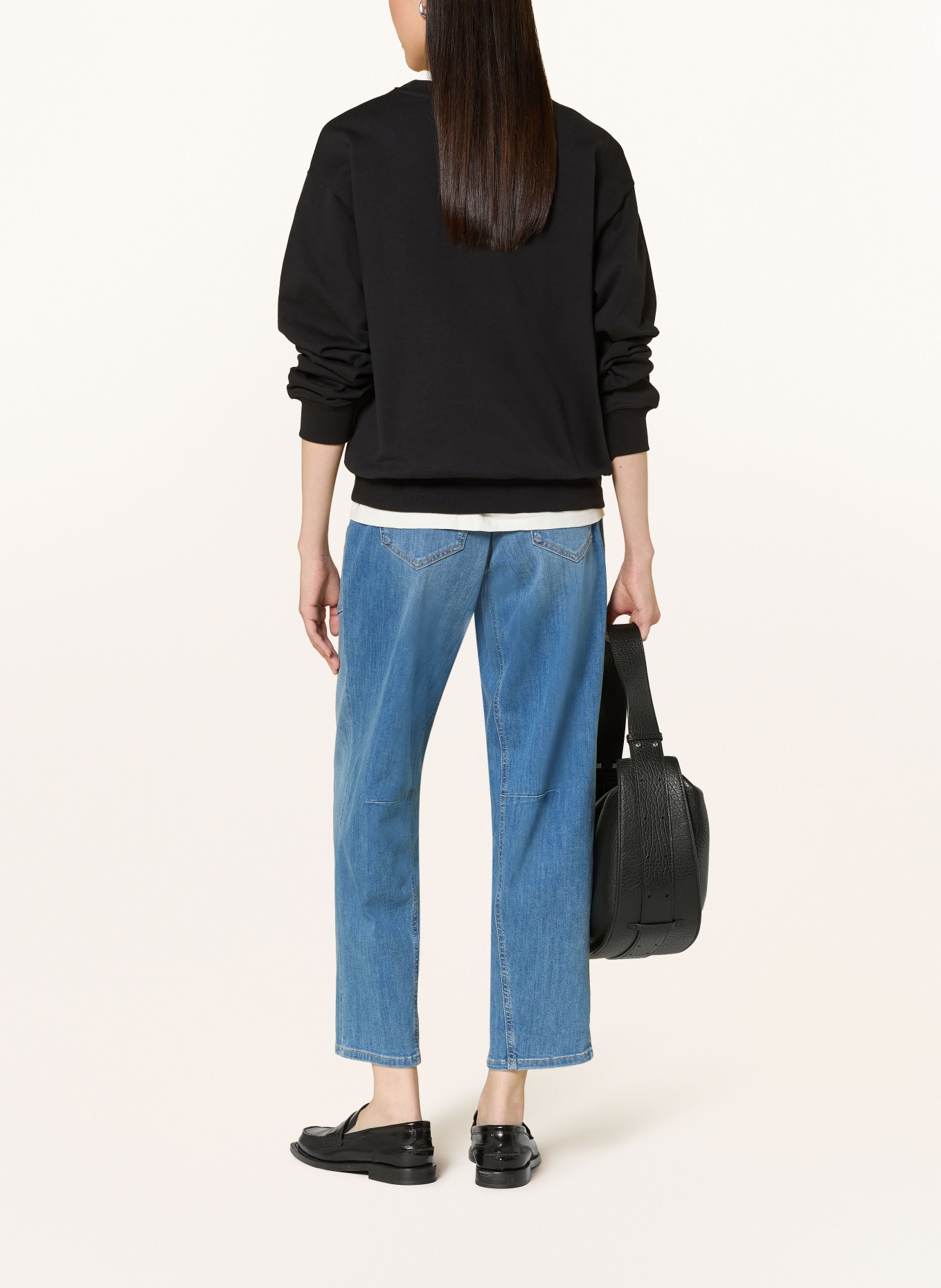 OPUS PANTS Barrel Jeans MELLY BREEZE: 70365 mid blue