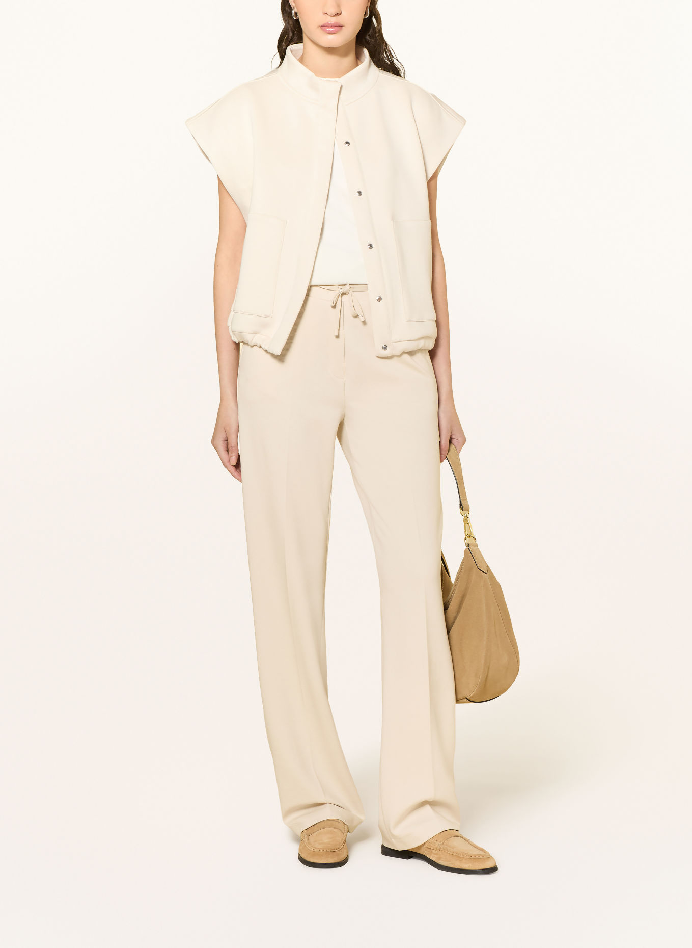 OPUS PANTS Marlene-broek MACIE: CRÈME