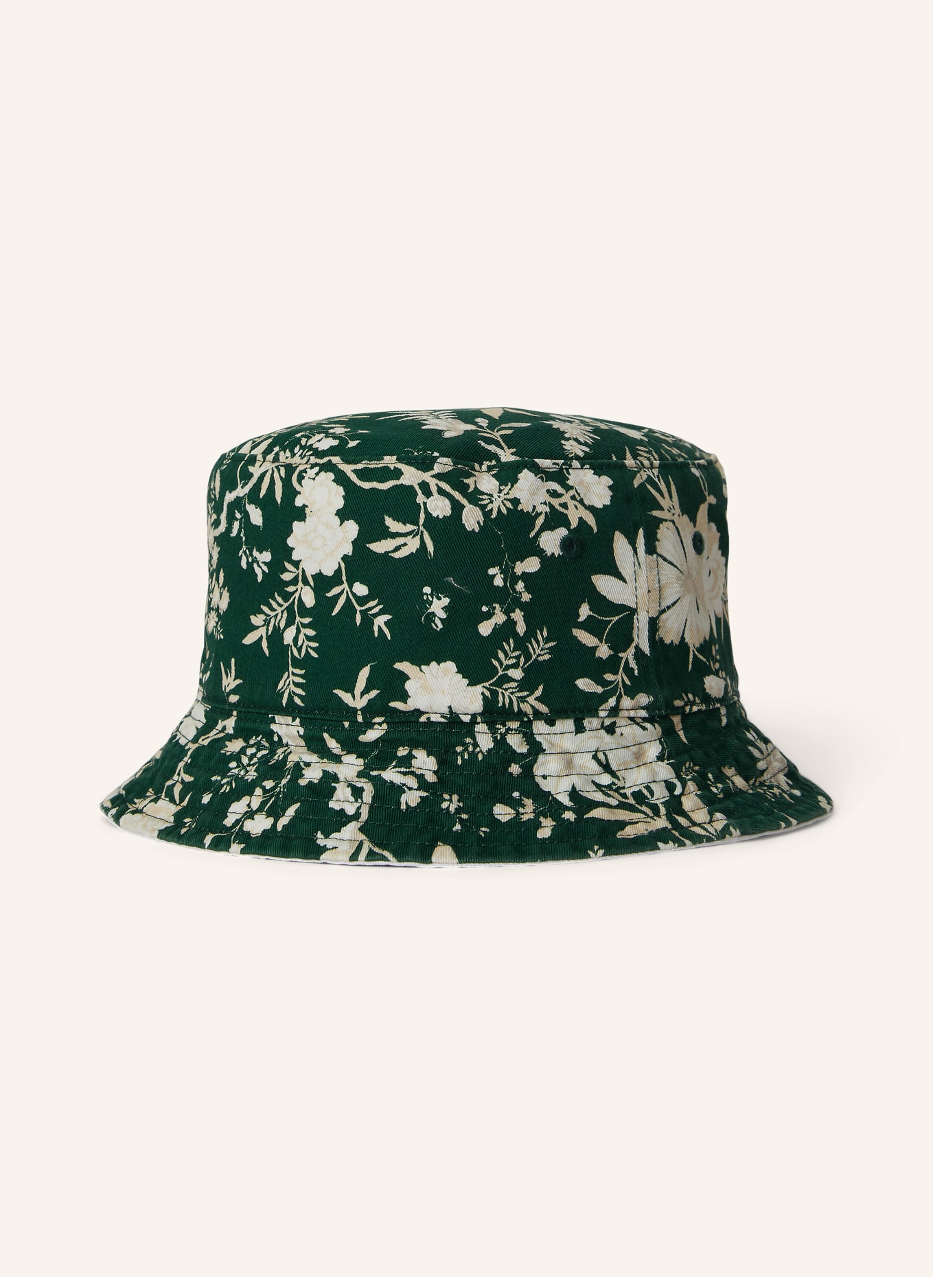 POLO RALPH LAUREN Bucket-Hat zum Wenden: WEISS / GRÜN / BLAU