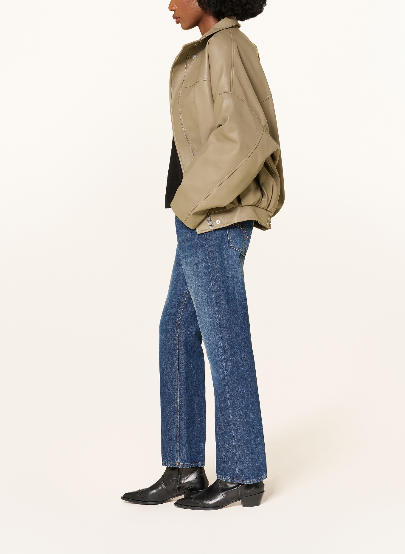 Dondup Straight Jeans DAFNE: 800 BLUE