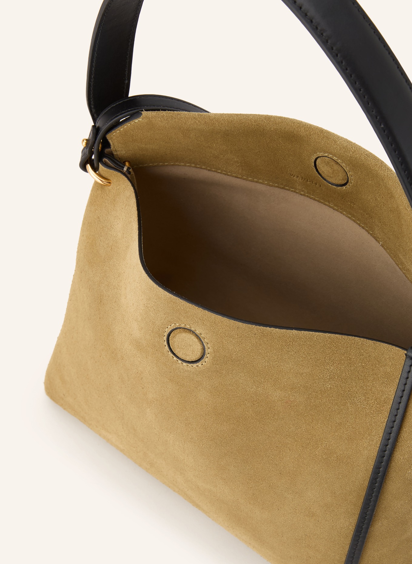 WANDLER PENELOPE Shoulder Bag: OLIVE / BLACK