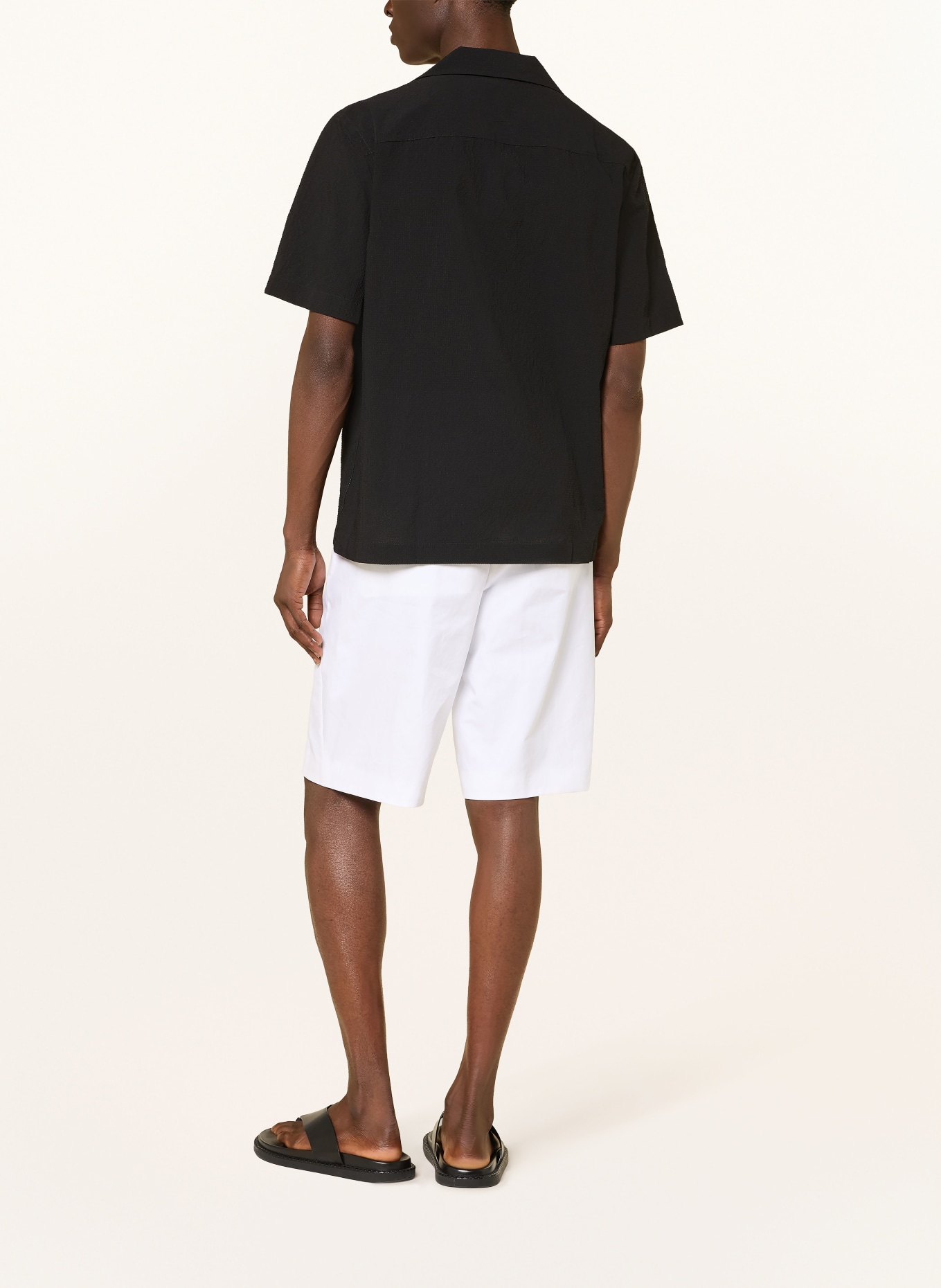 REISS Resorthemd ECLIPSE Relexed Fit: SCHWARZ