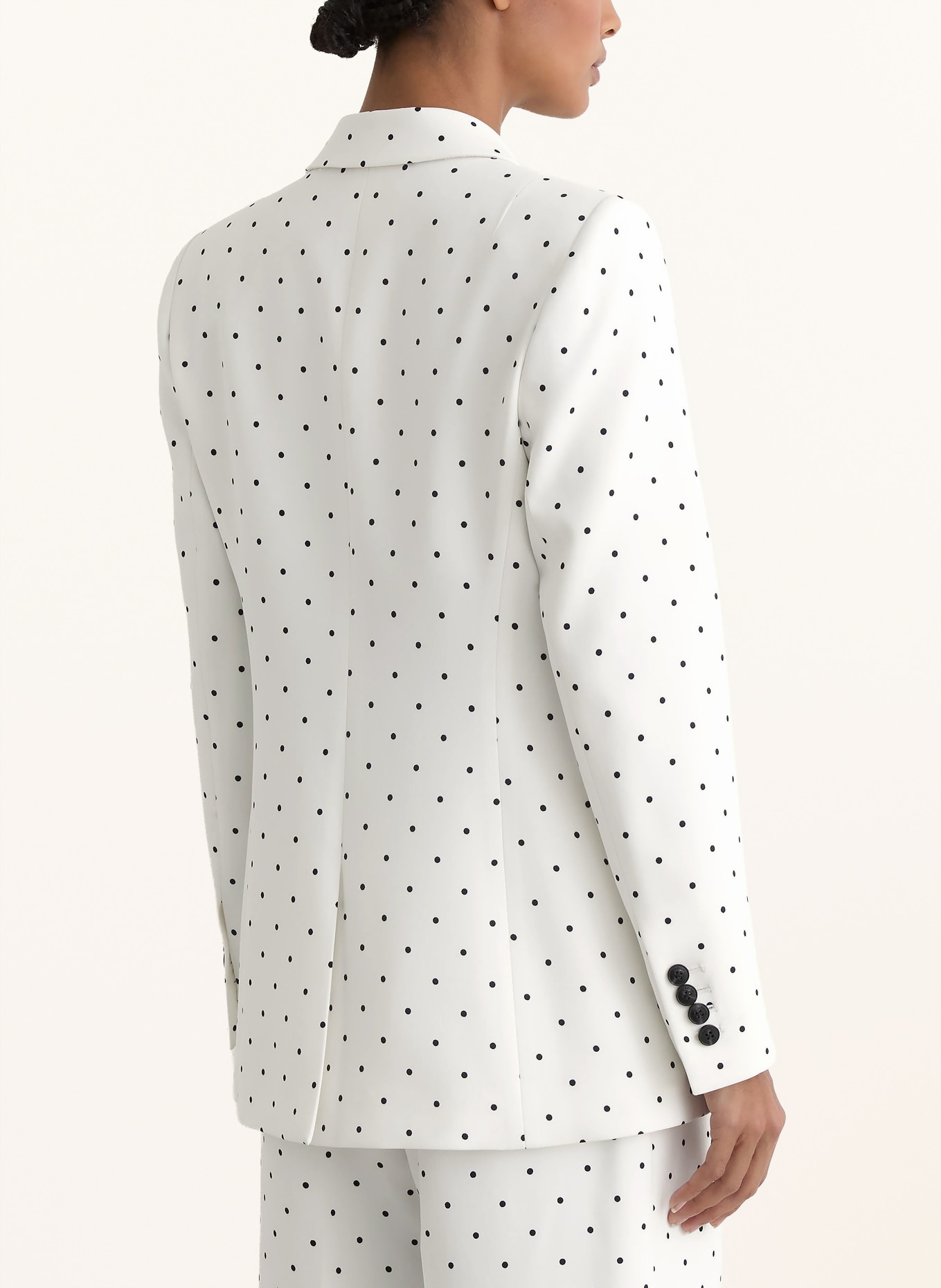 REISS Blazer BEATRIX: WEISS / SCHWARZ