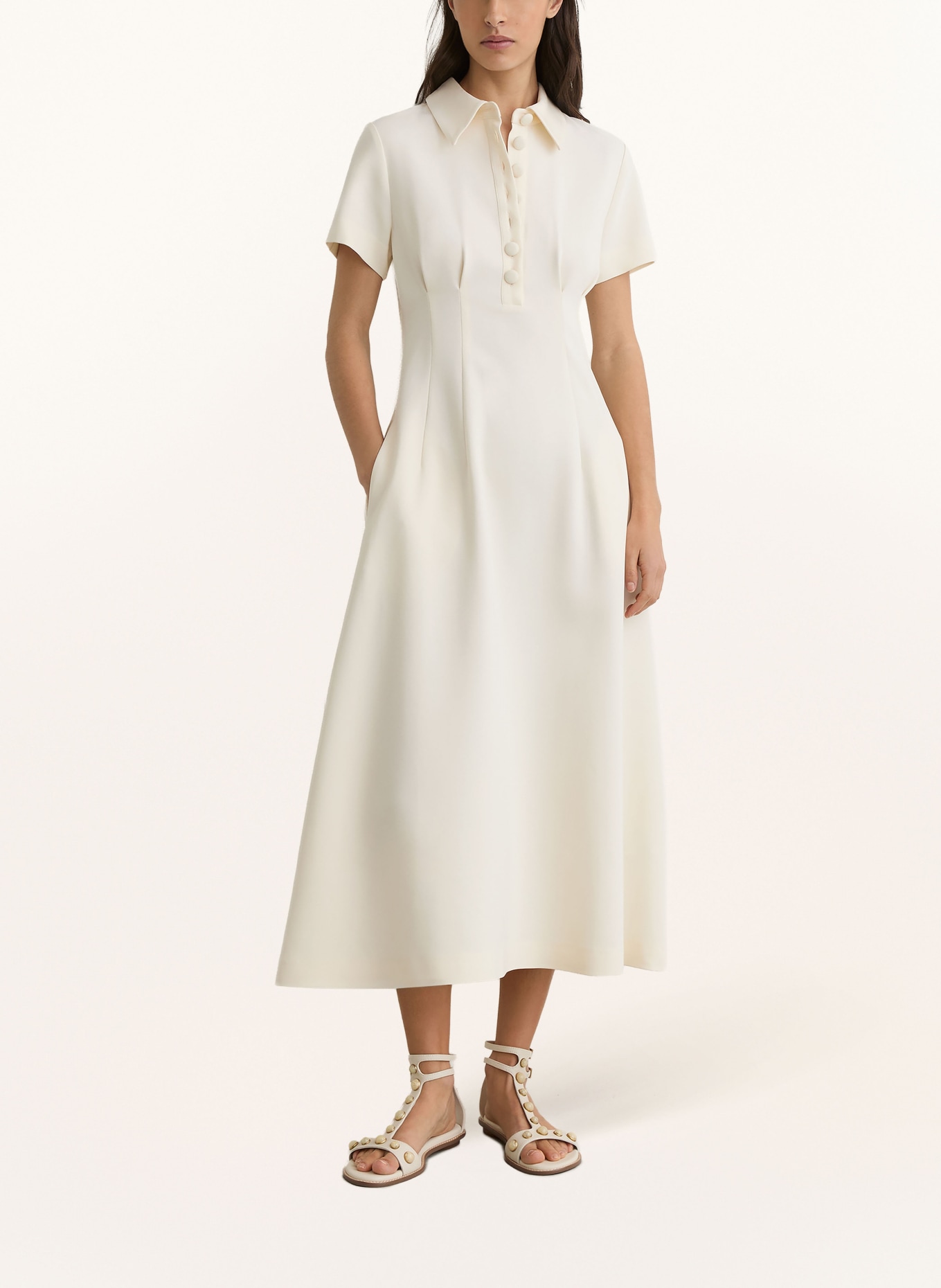 REISS Rochie-cămașă MARI: ECRU