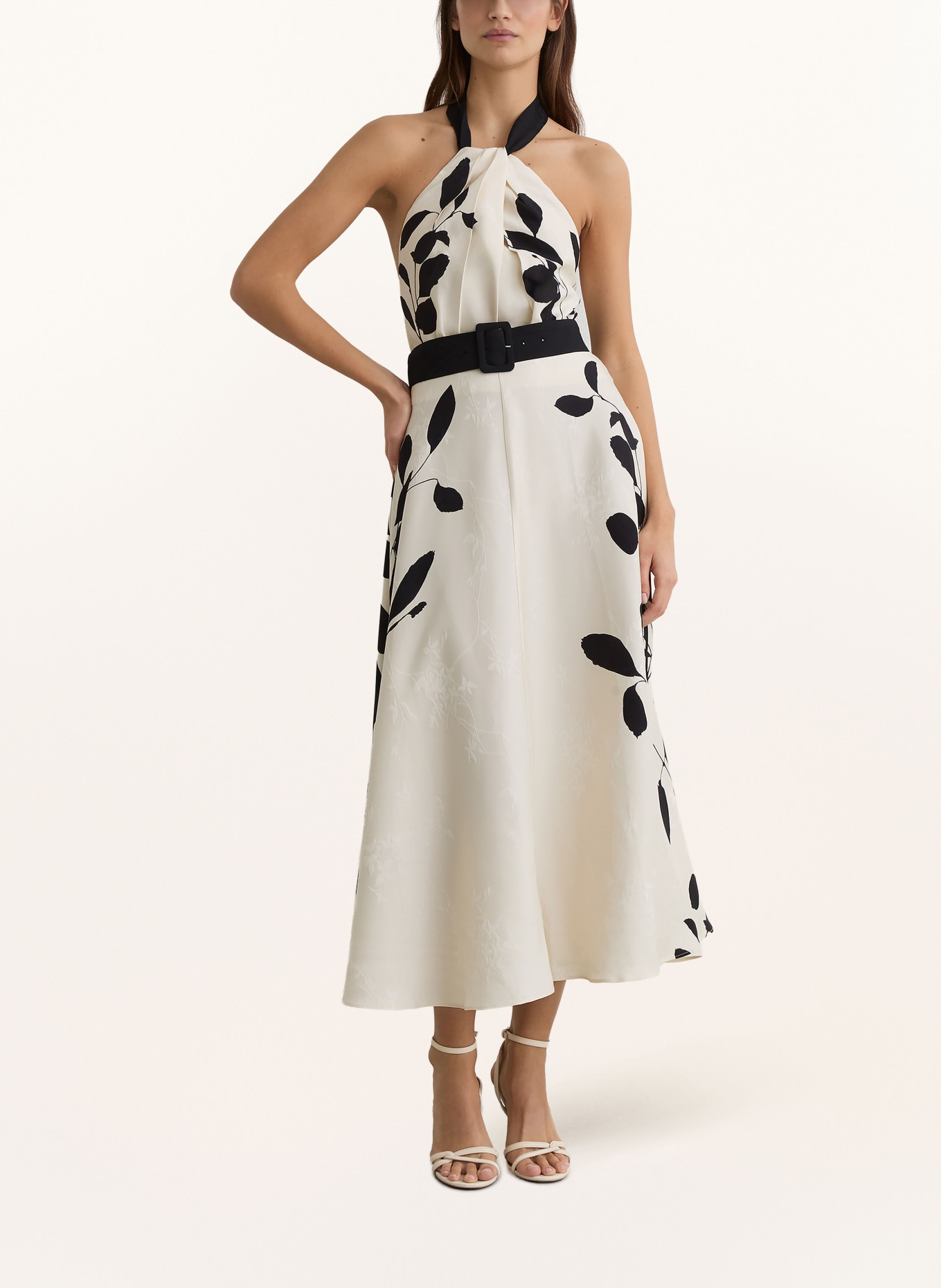 REISS Kleid LIBBY: WEISS / SCHWARZ