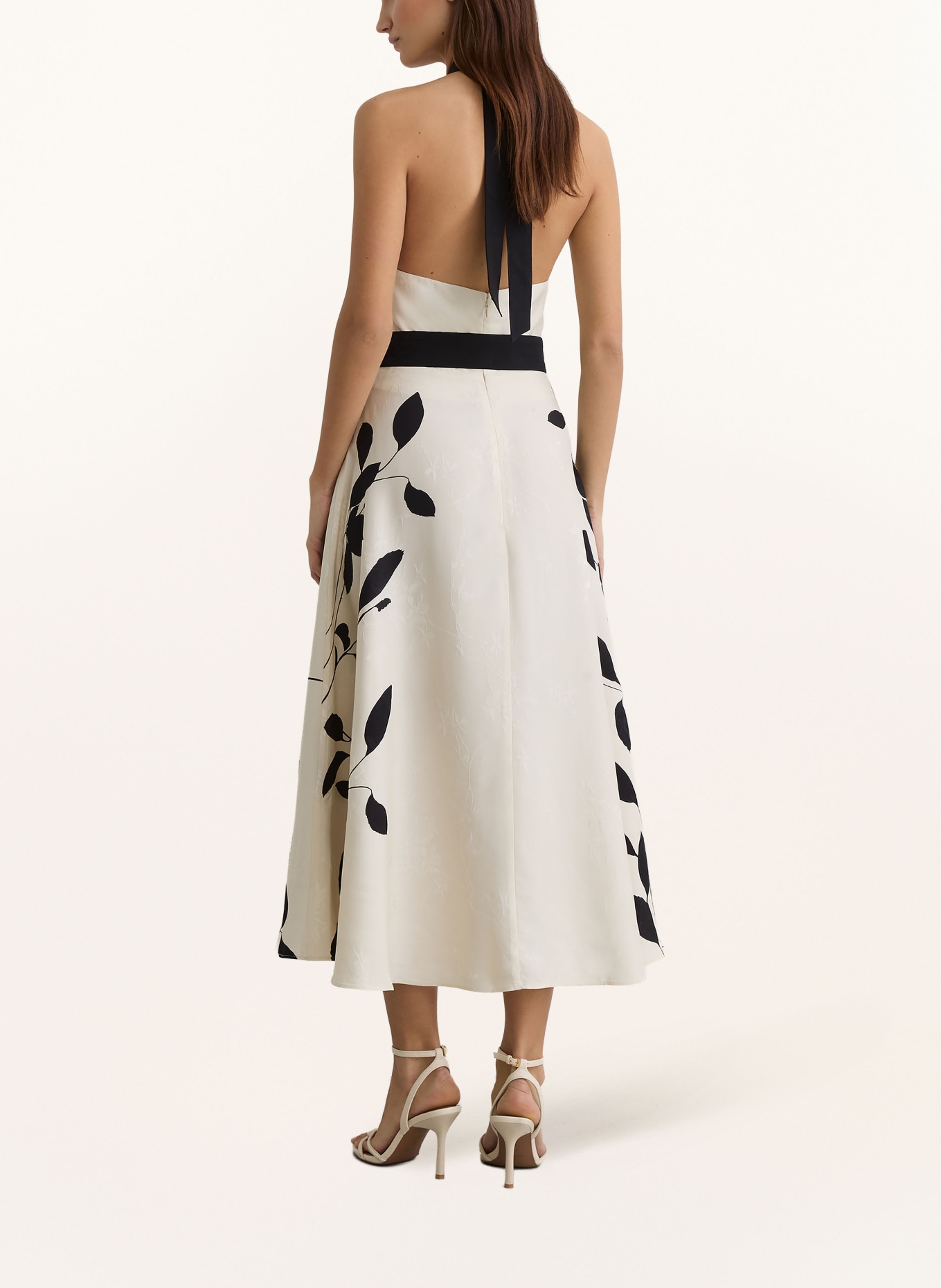 REISS Kleid LIBBY: WEISS / SCHWARZ