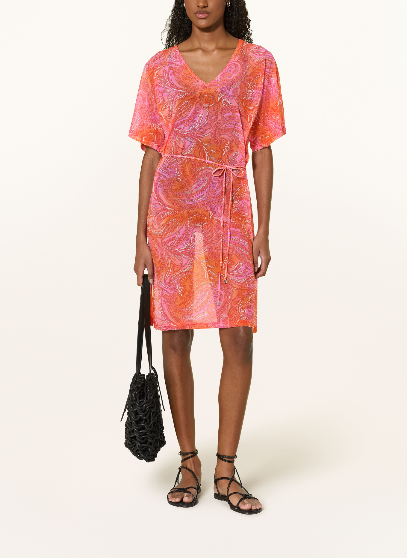CYELL Mesh-Tunika PAISLEY BREEZE: ORANGE / PINK