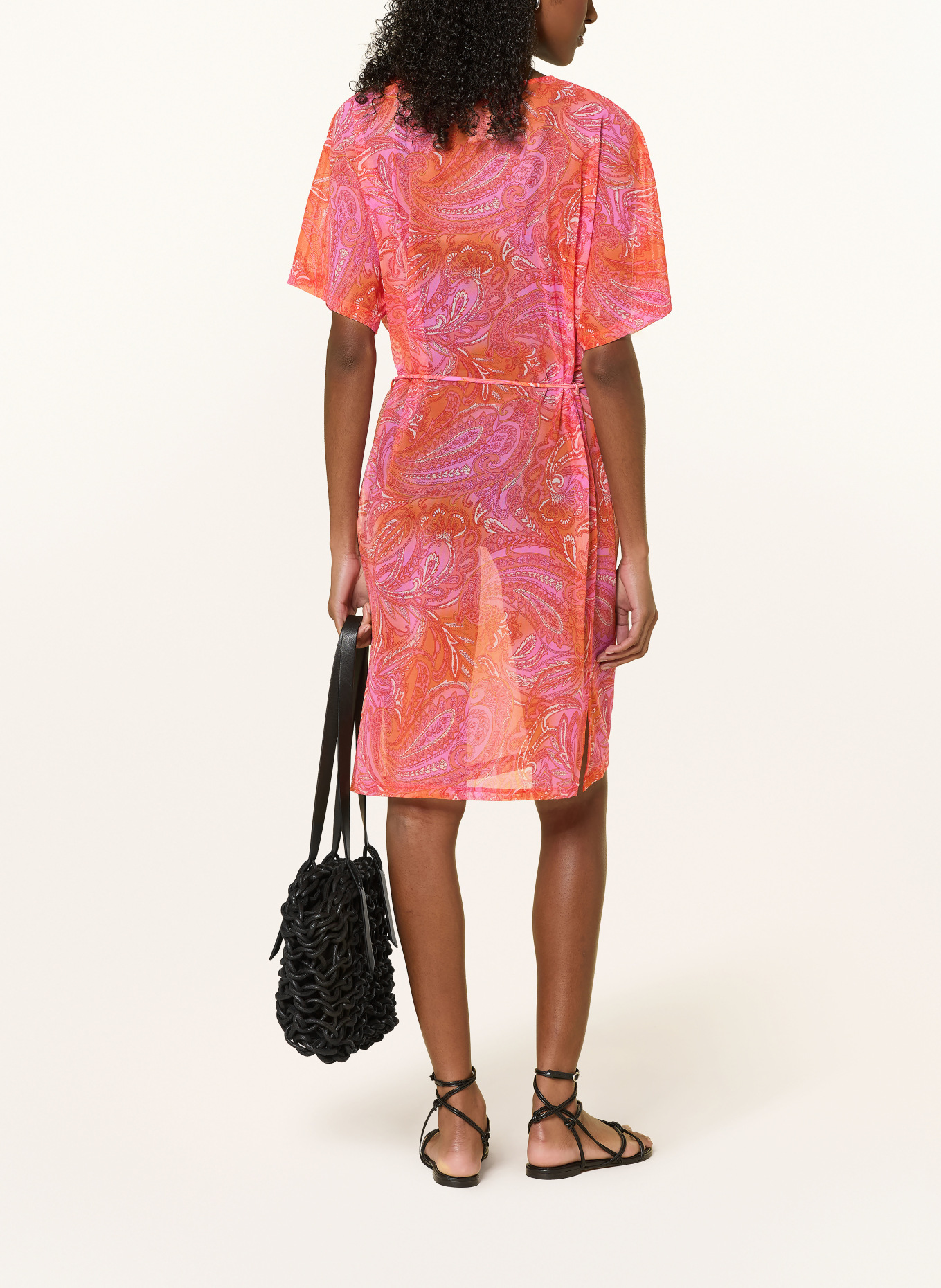CYELL Mesh-Tunika PAISLEY BREEZE: ORANGE / PINK