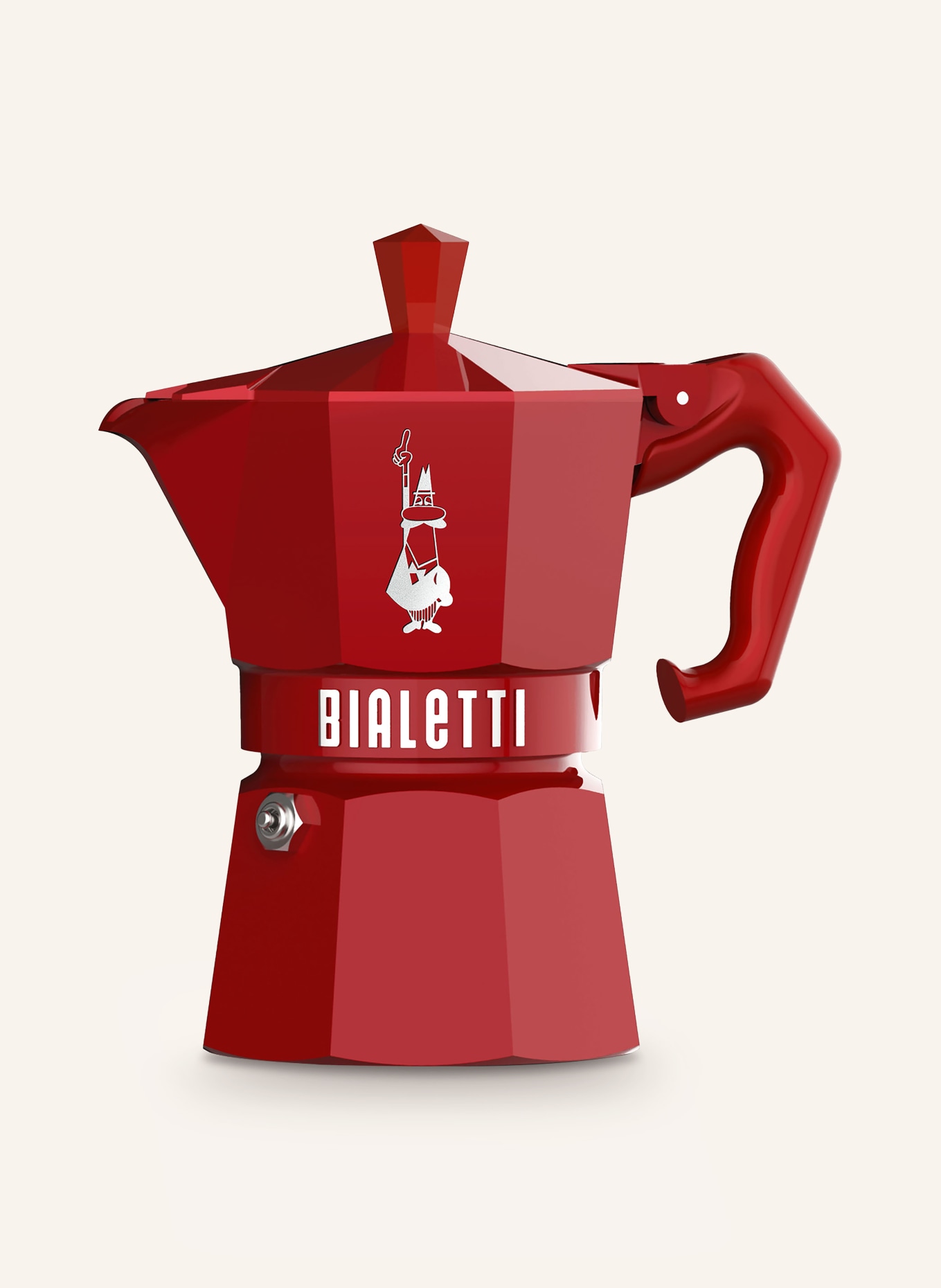 BIALETTI Espresso vařič MOKA EXCLUSIVE: ČERVENÁ