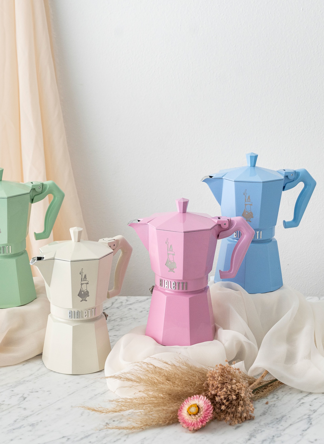 BIALETTI Espresso vařič MOKA EXCLUSIVE: RŮŽOVÁ
