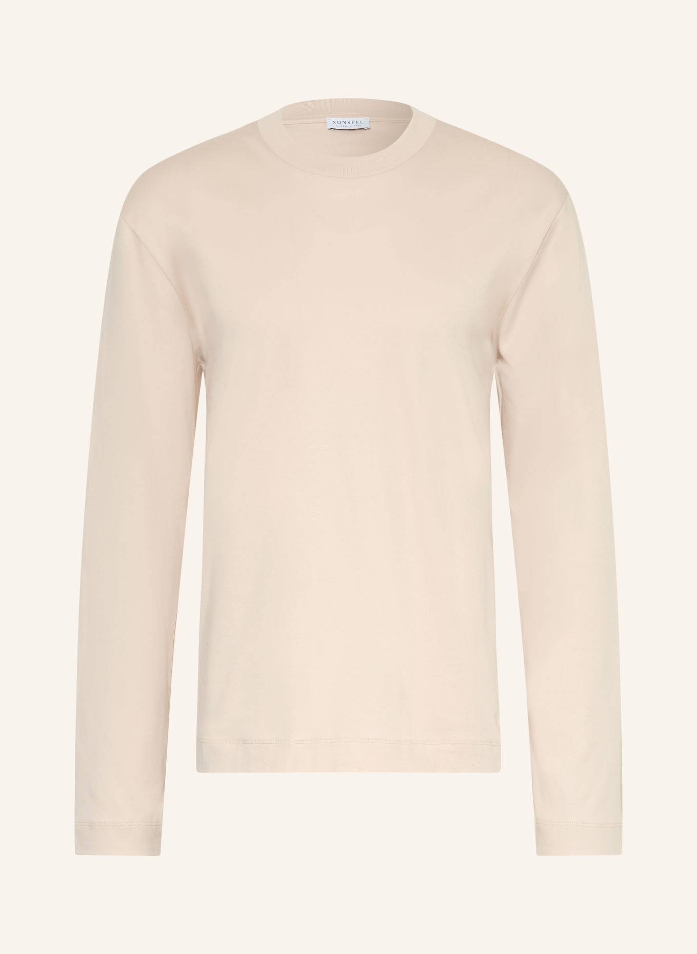 Sunspel T-shirt à manches longues: MARRON CLAIR