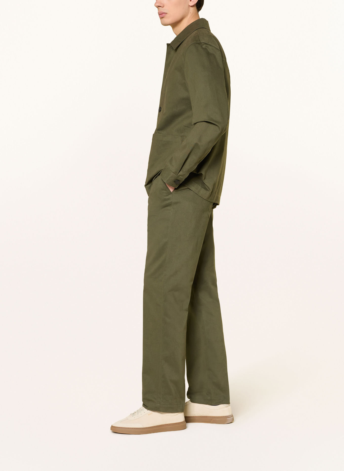 Sunspel Chino Regular Fit: KHAKI