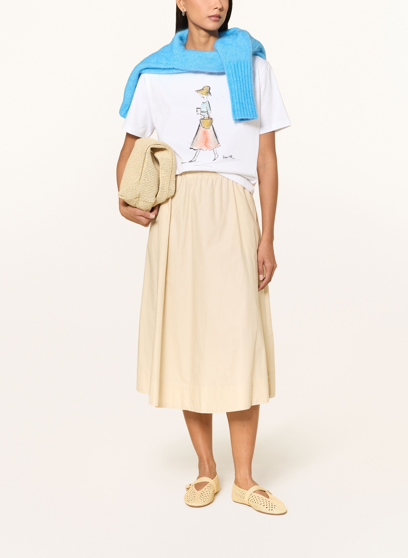 kera till T-shirt: WIT / GEEL / ZWART