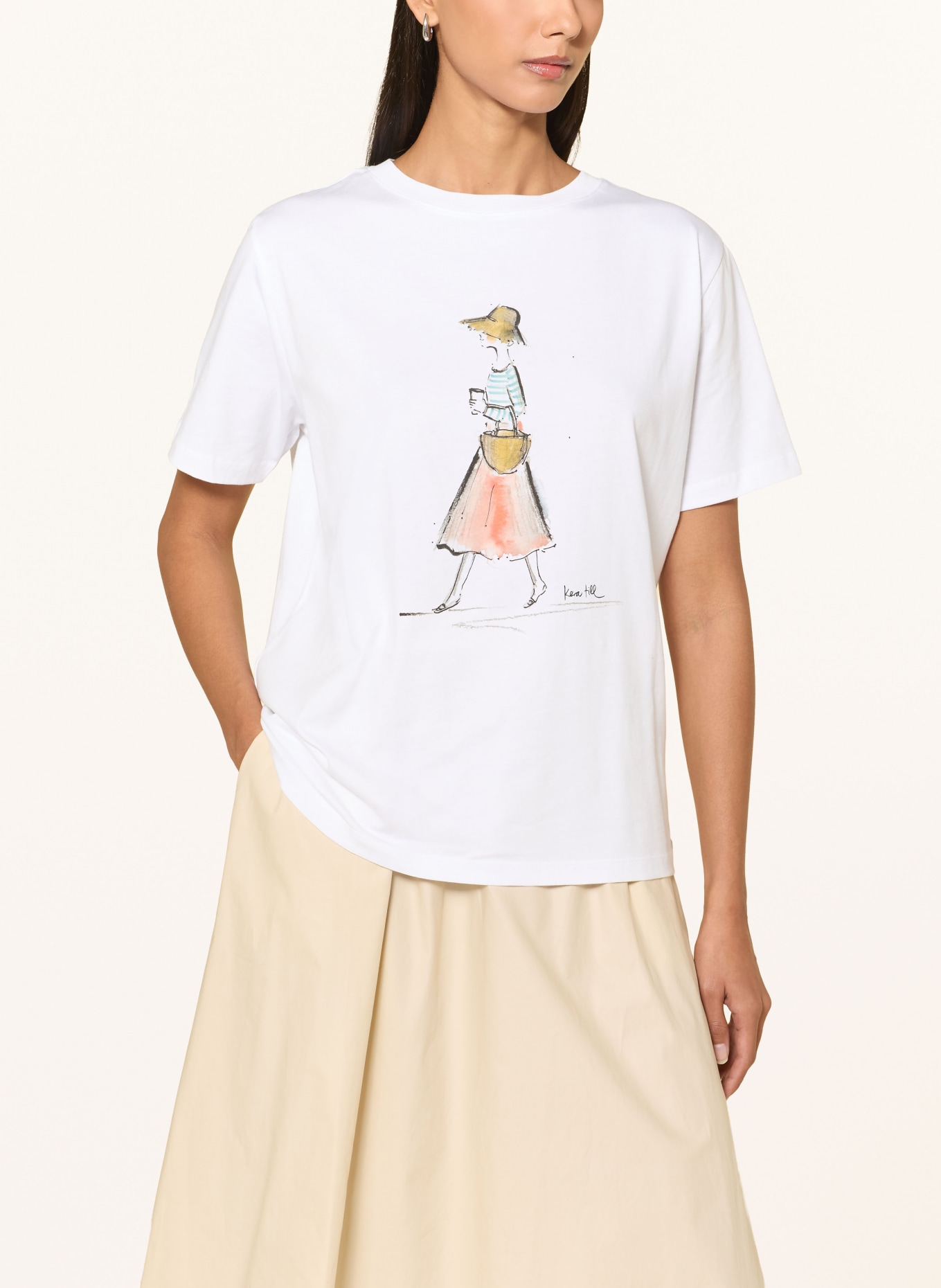 kera till T-shirt: WIT / GEEL / ZWART