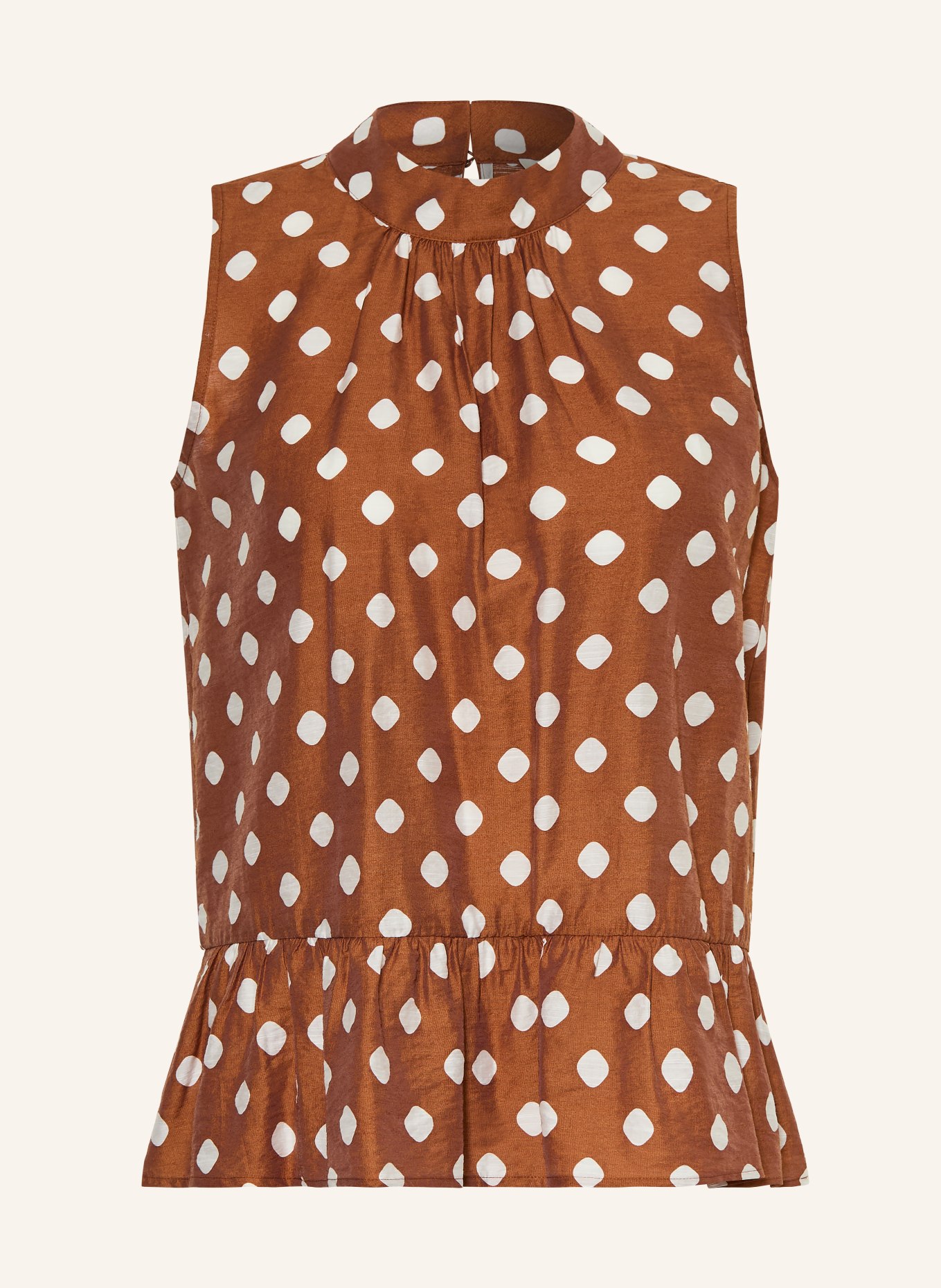 Phase Eight Blouse INDIE: MARRON / BLANC