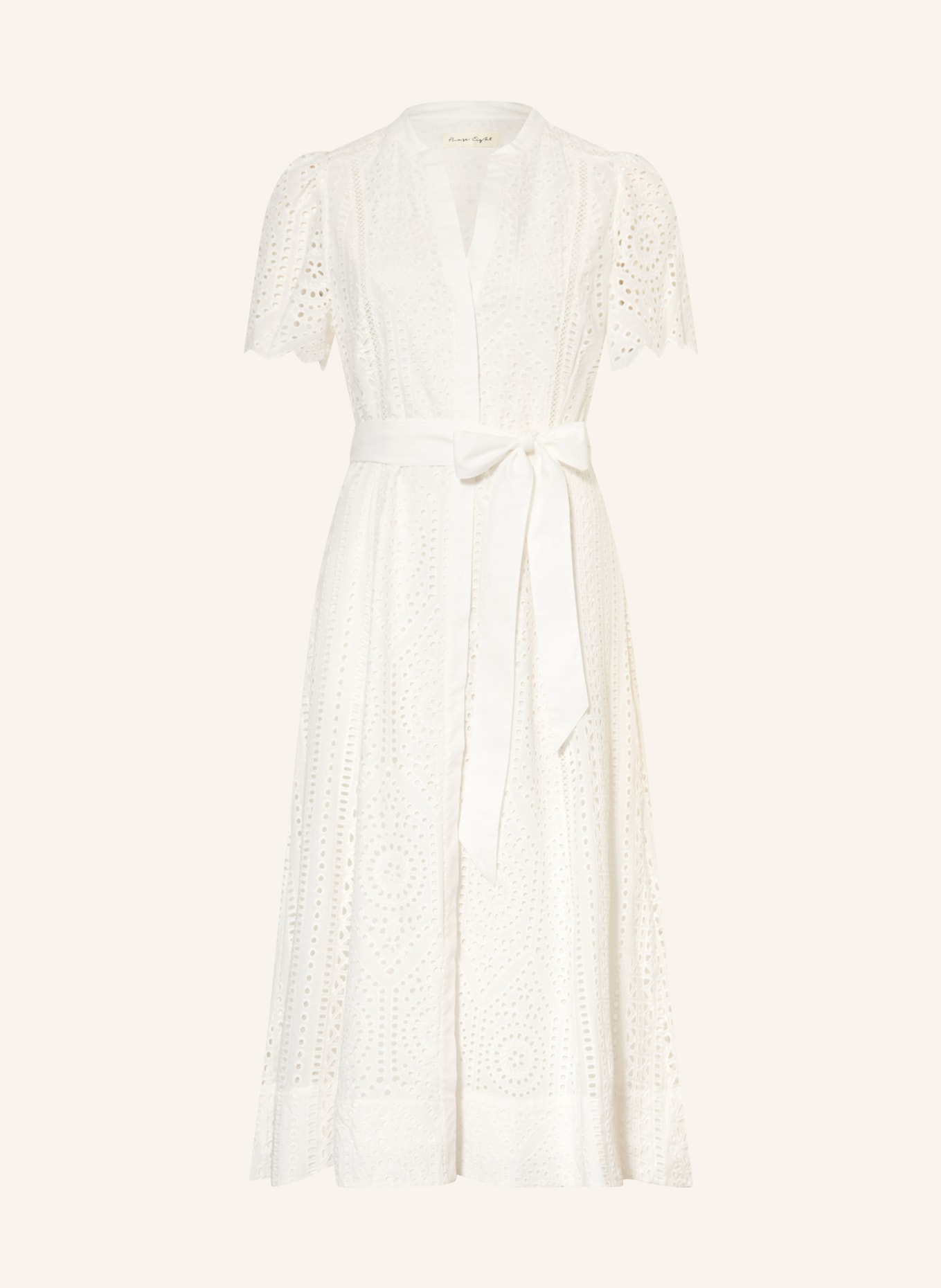 Phase Eight Kleid ALETTA aus Lochspitze: WEISS