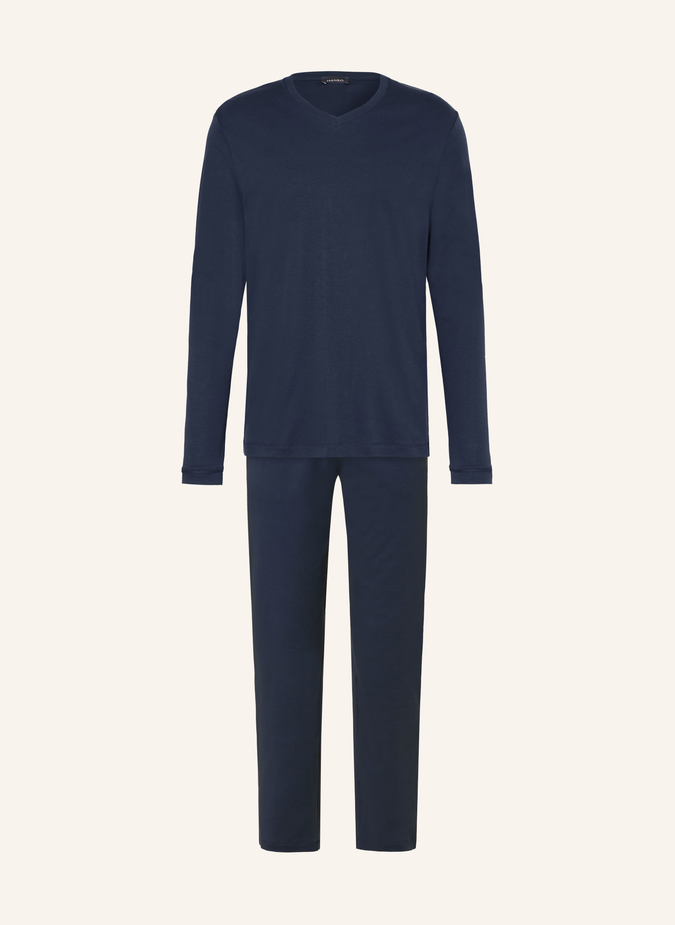 HANRO NIGHT & DAY Pajamas: DARK BLUE
