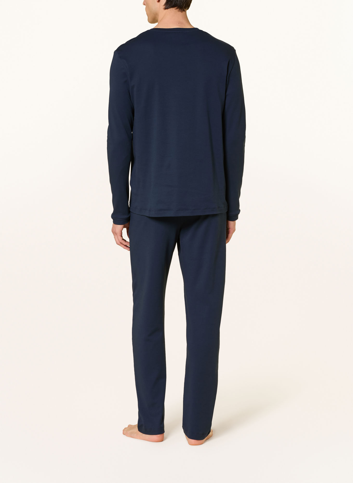 HANRO NIGHT & DAY Pajamas: DARK BLUE