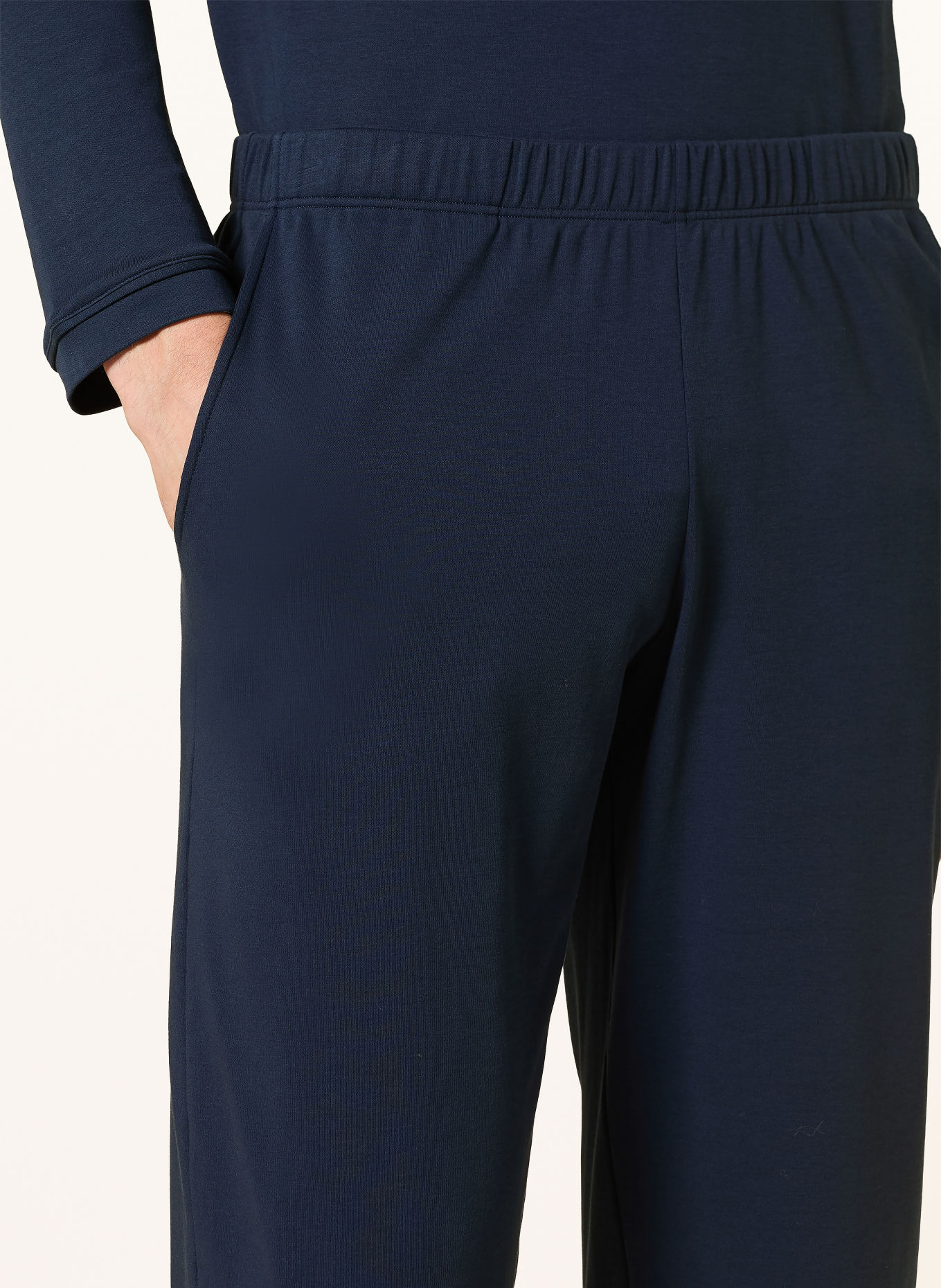HANRO NIGHT & DAY Pajamas: DARK BLUE