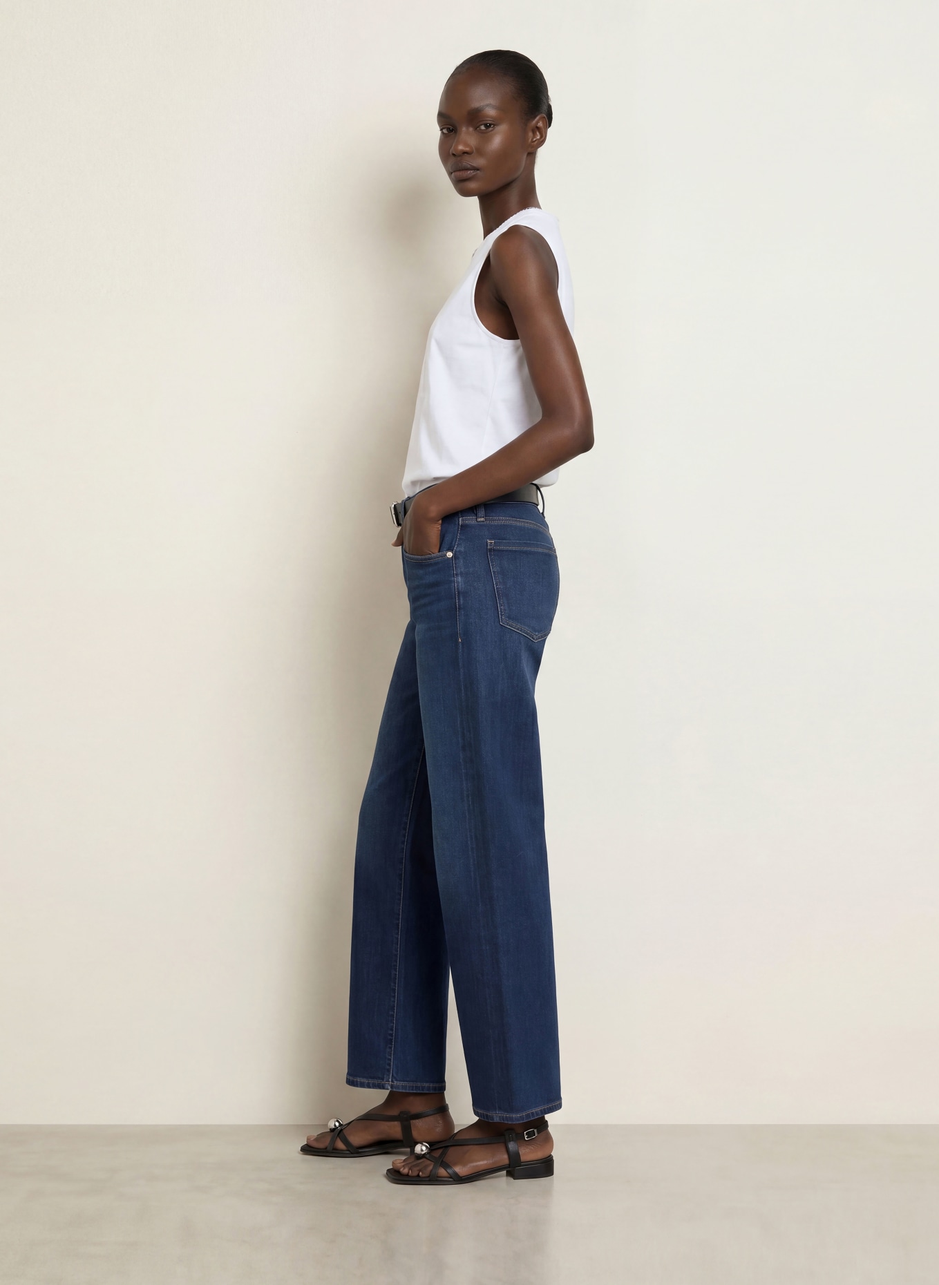 HOBBS Blusentop MILLIE mit Lochspitze: WEISS