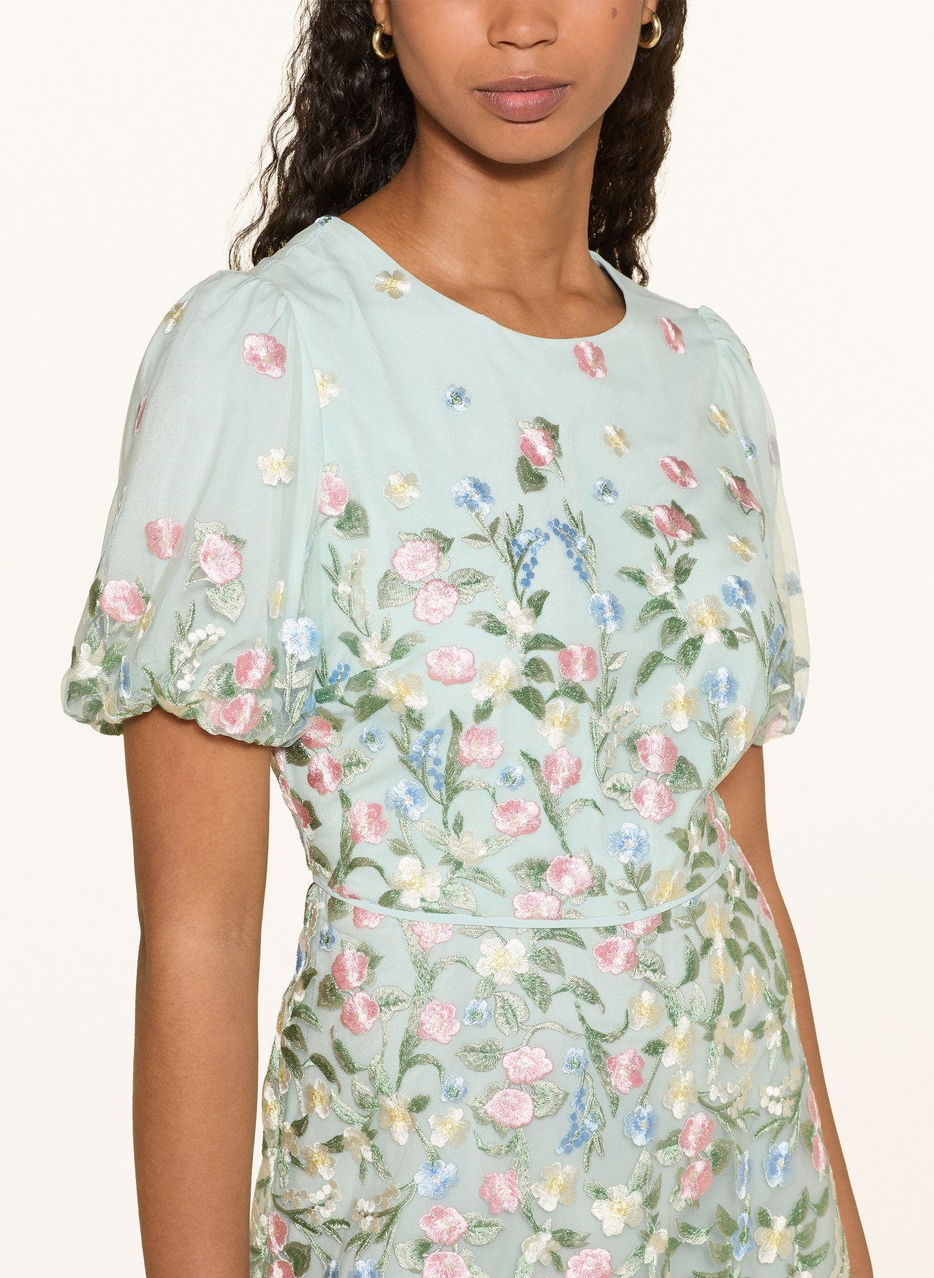 HOBBS Klänning AUDRA: MINT / ROSA / LJUSBLÅ