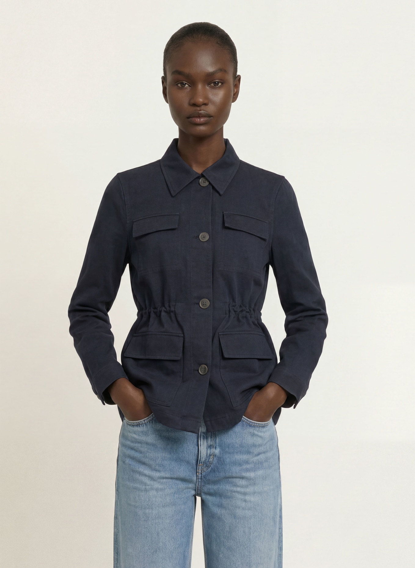 HOBBS Fieldjacket ARIANNE: DUNKELBLAU