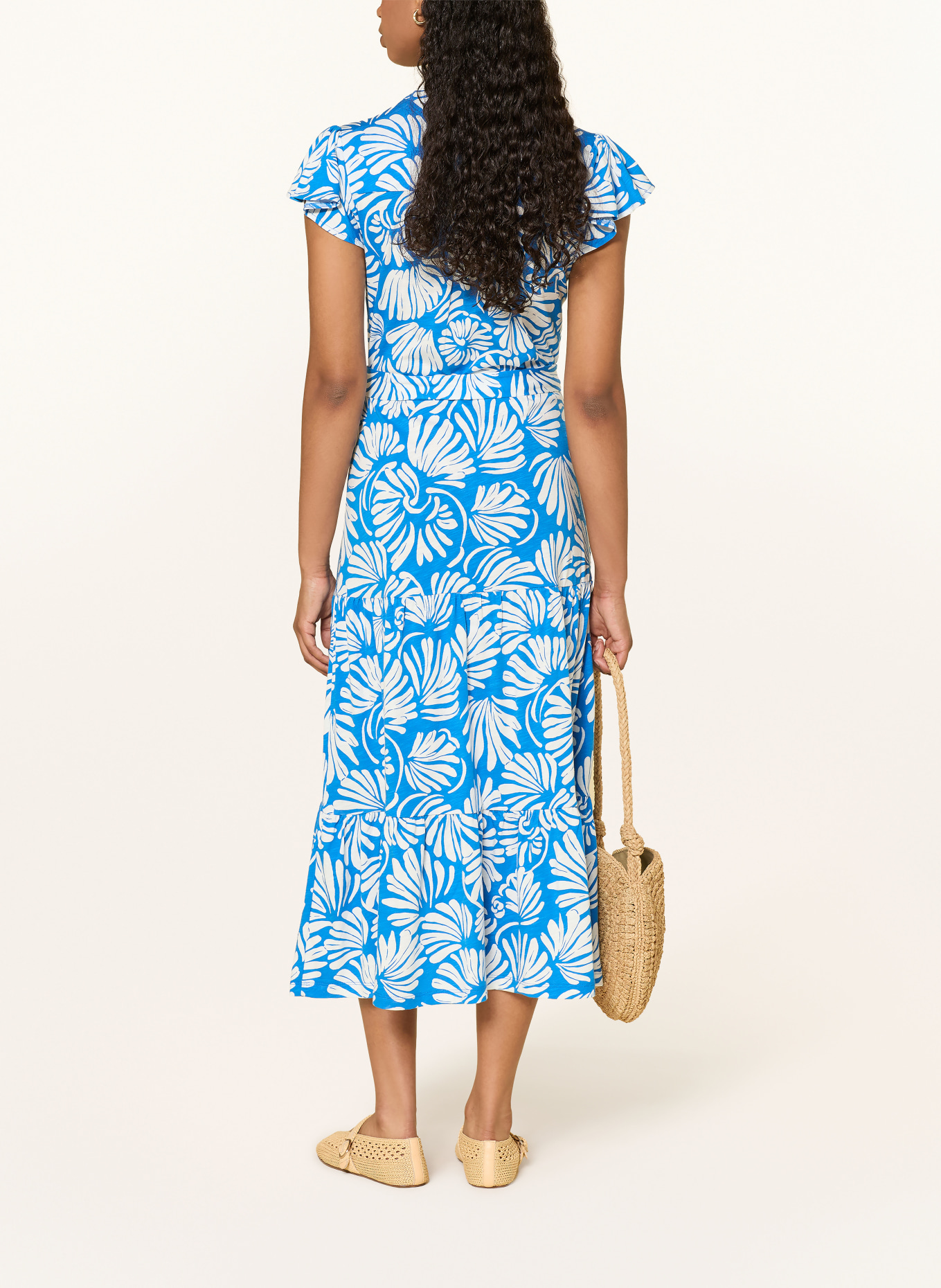HOBBS Jerseyjurk NADINE: BLAUW / WIT