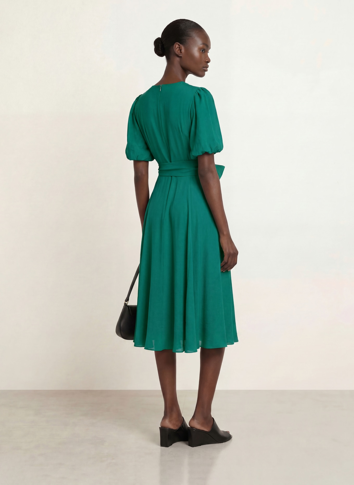 HOBBS Jurk BARRINGTON: GROEN