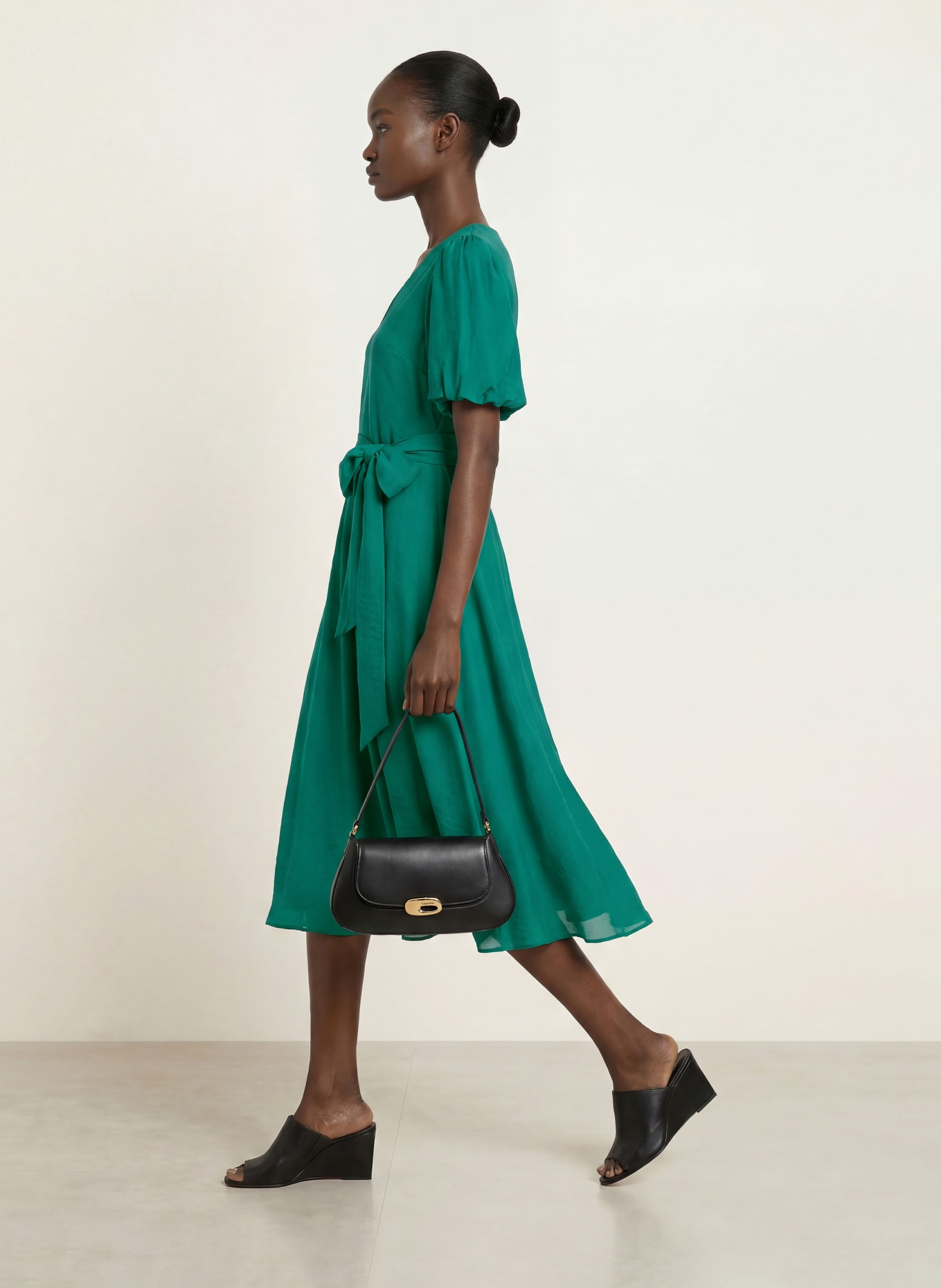 HOBBS Jurk BARRINGTON: GROEN