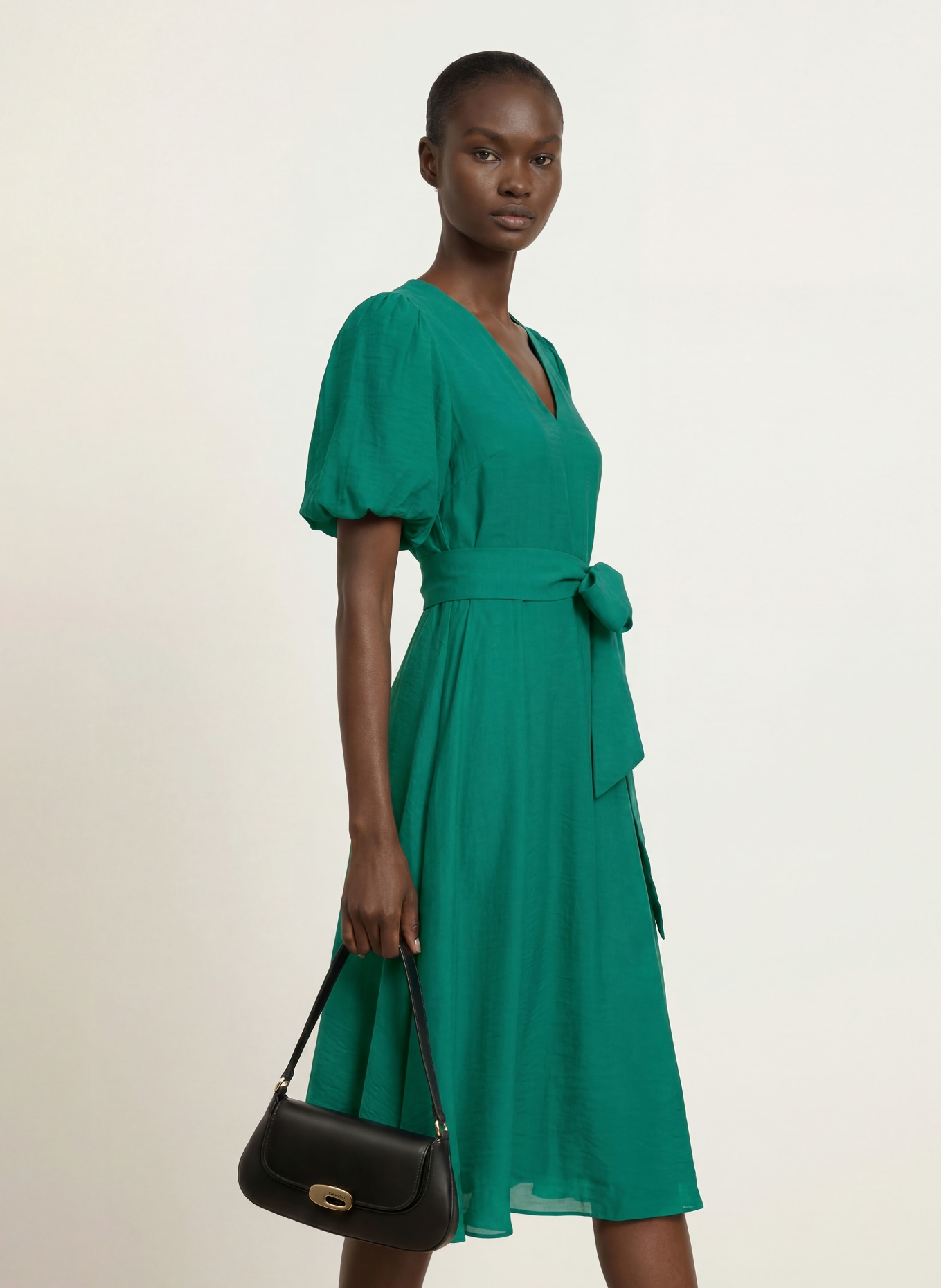 HOBBS Jurk BARRINGTON: GROEN