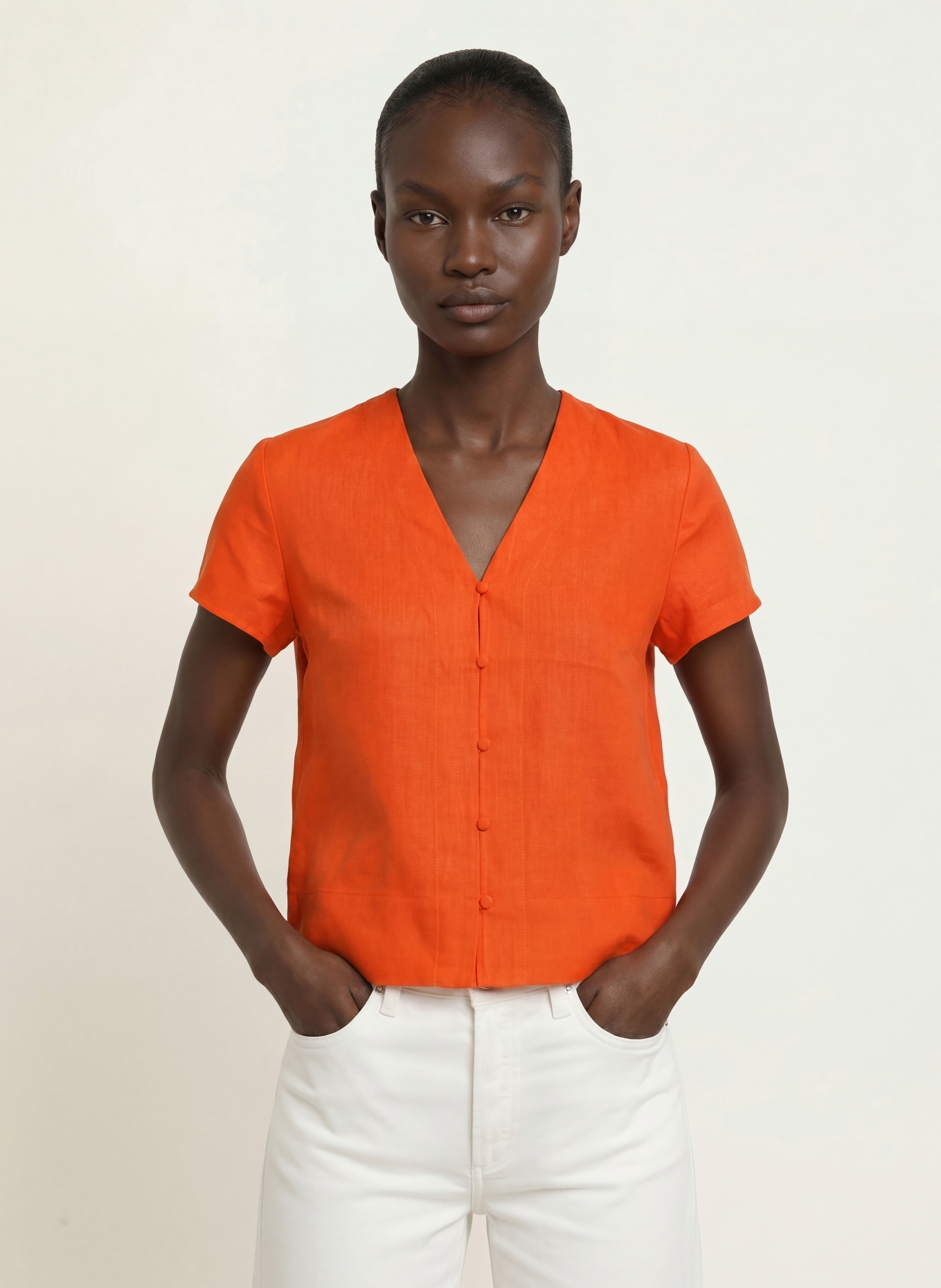 HOBBS Leinenbluse: ROT