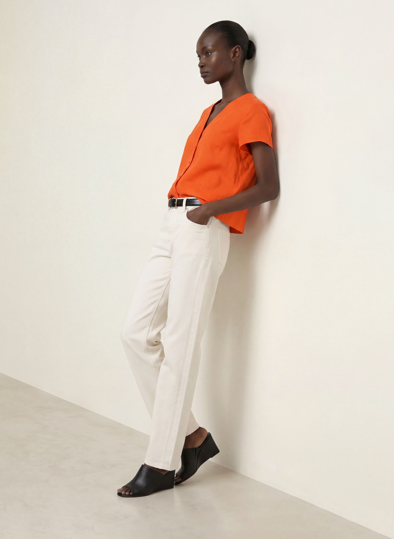 HOBBS Leinenbluse: ROT