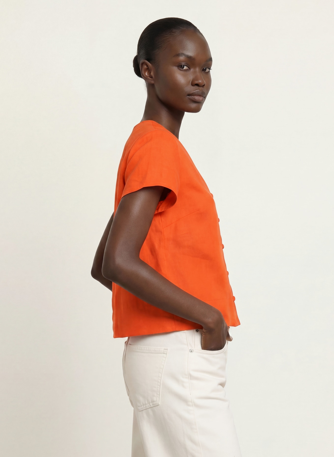 HOBBS Leinenbluse: ROT